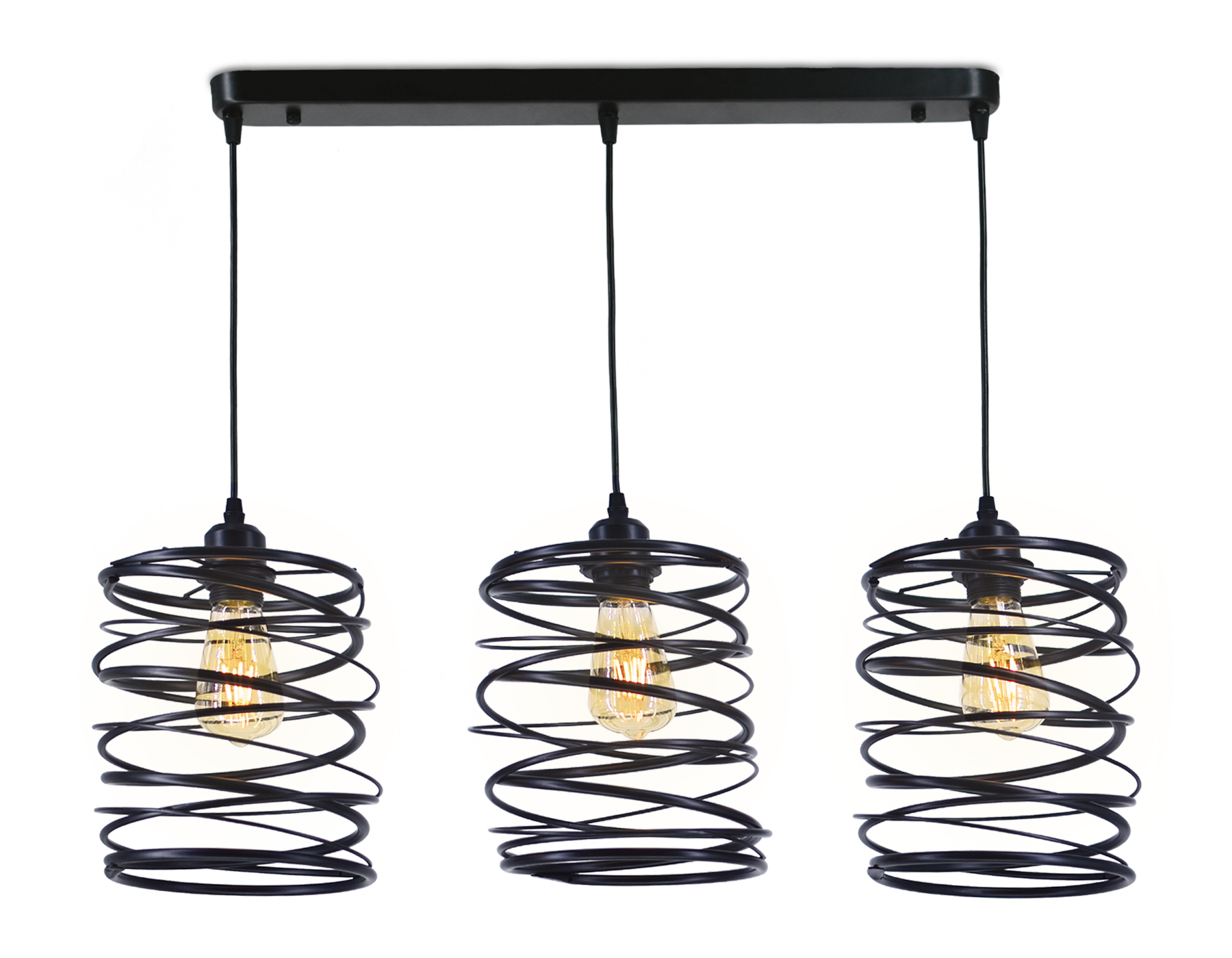 TR8403/3 BK черный E27/3 max 60W 720*180*1000