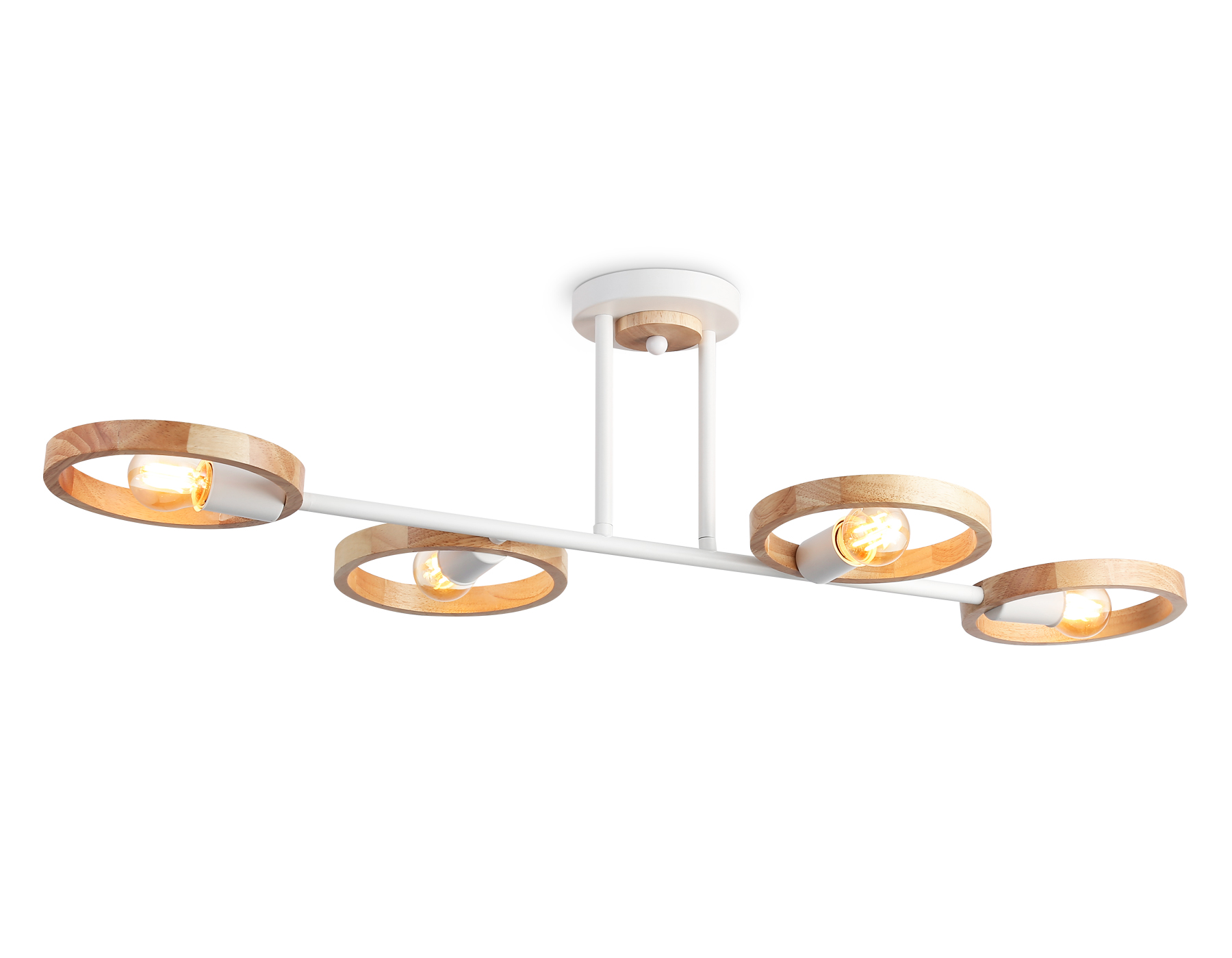 TR8247/4 WH/LWD белый/светлое дерево E27/4 max 40W 840*360*220