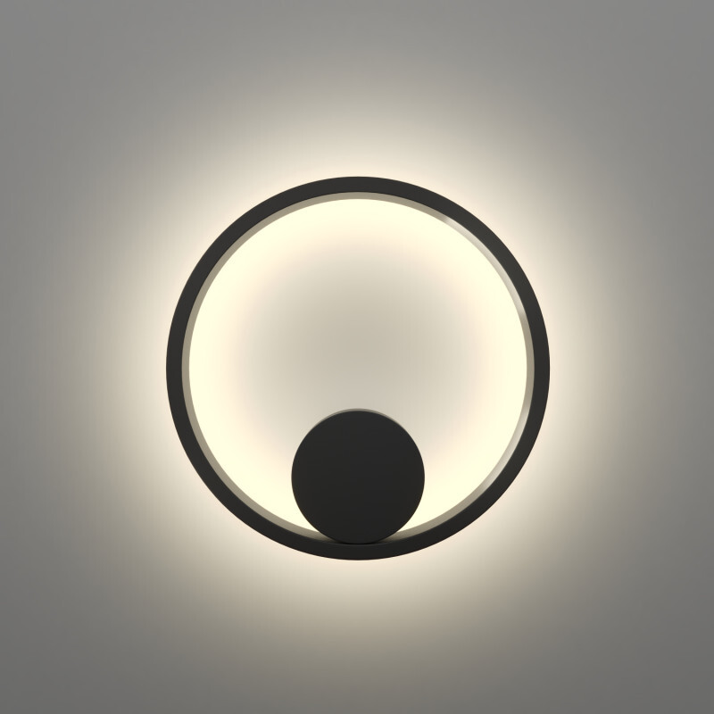 DK5060-BK Бра ORBIT, IP20, 3000К, LED, 10 Вт, черный матовый, алюминий