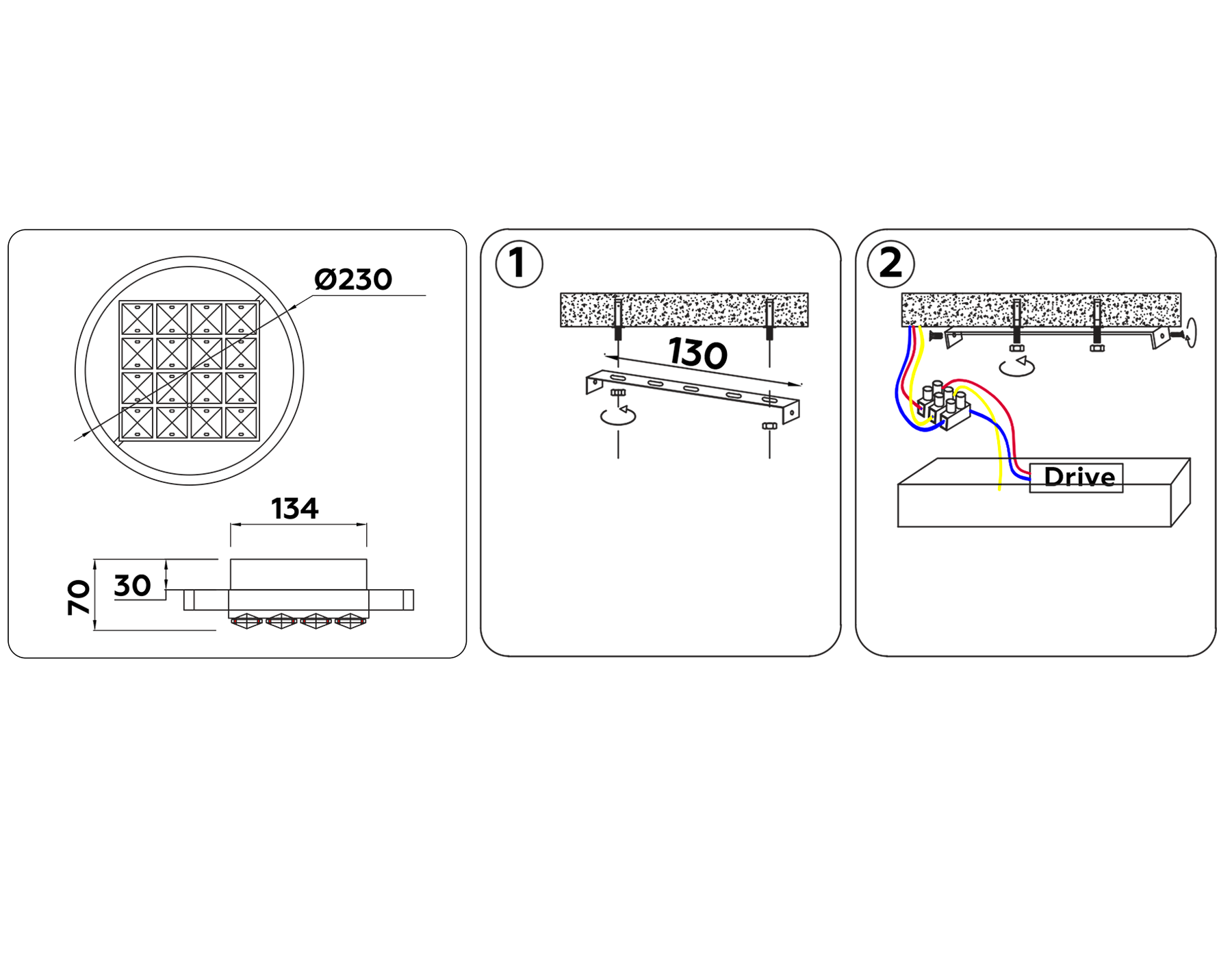 FA105 CF кофе 15 W 3000K D230*70 (Без ПДУ)