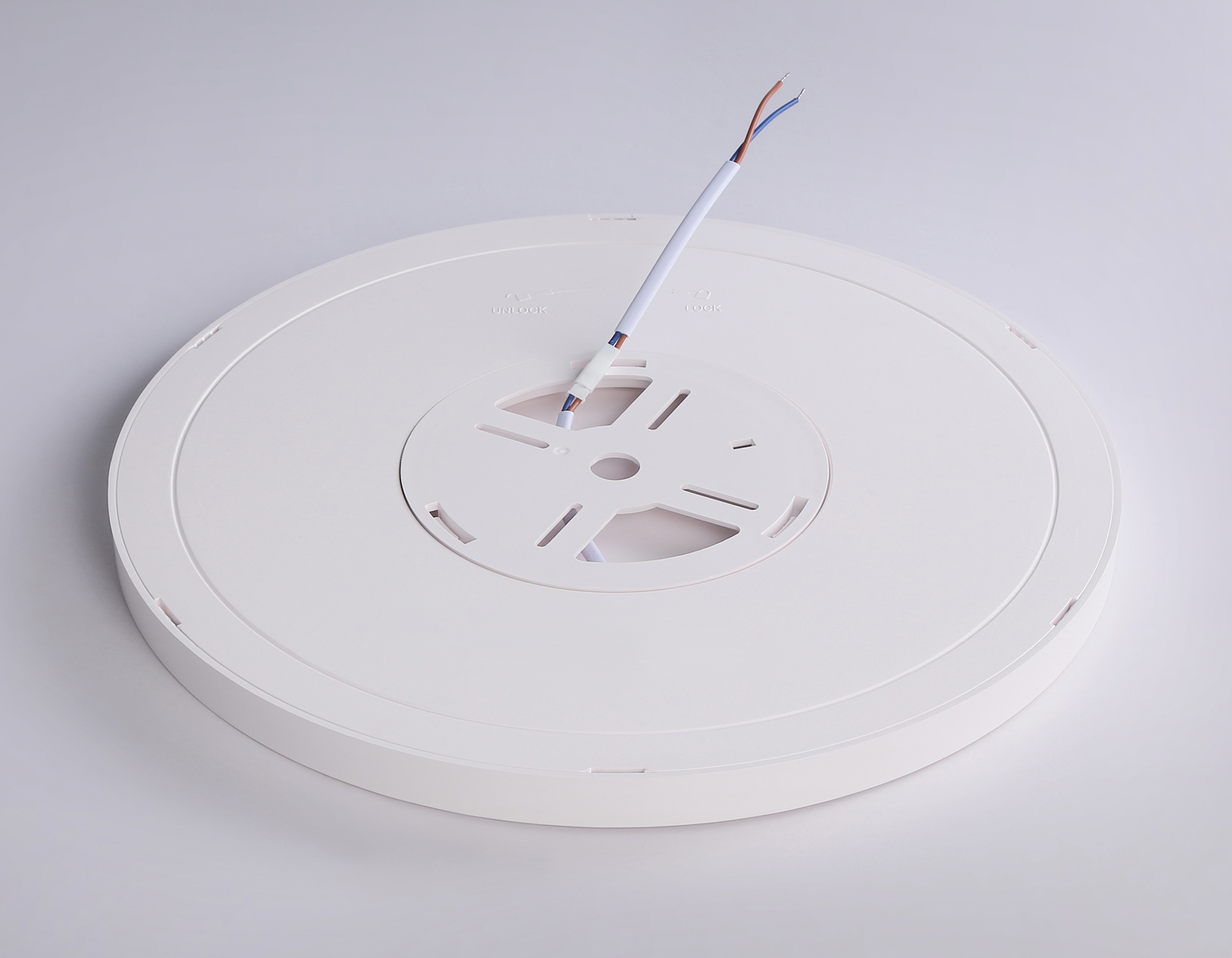 FZ1905 WH белый IP54 26W 3000K-6500K CCT-переключатель D370*25 (Без ПДУ)