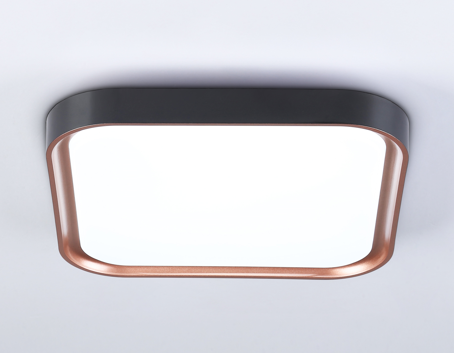 FZ1271 BK/PGD черный/розовое золото 27W 5000K 350*350*60 (Без ПДУ)