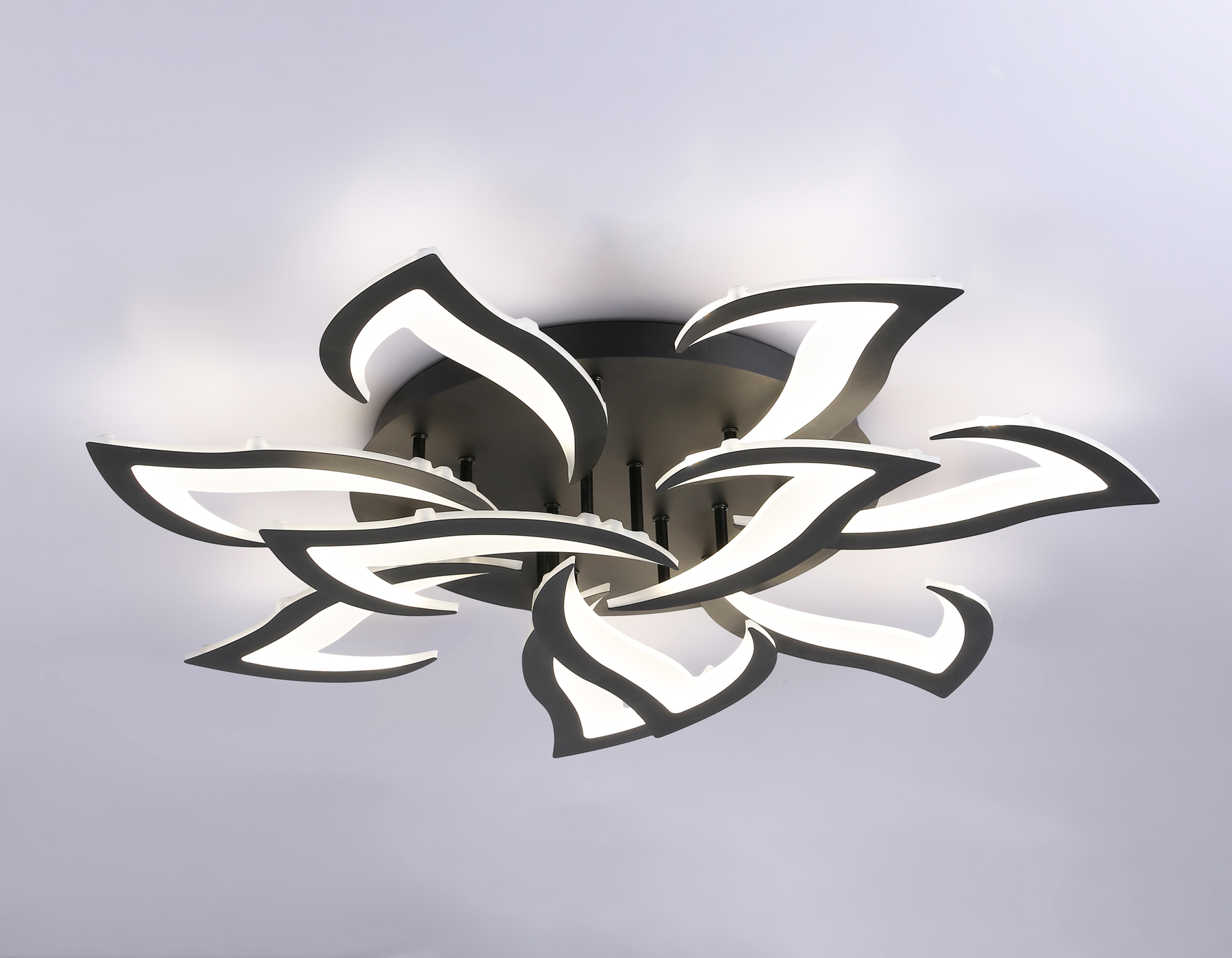 FA4474/7+3 BK черный 112W 3000+6400K/4200K/6400+3000K D850*120 (ПДУ ИК)