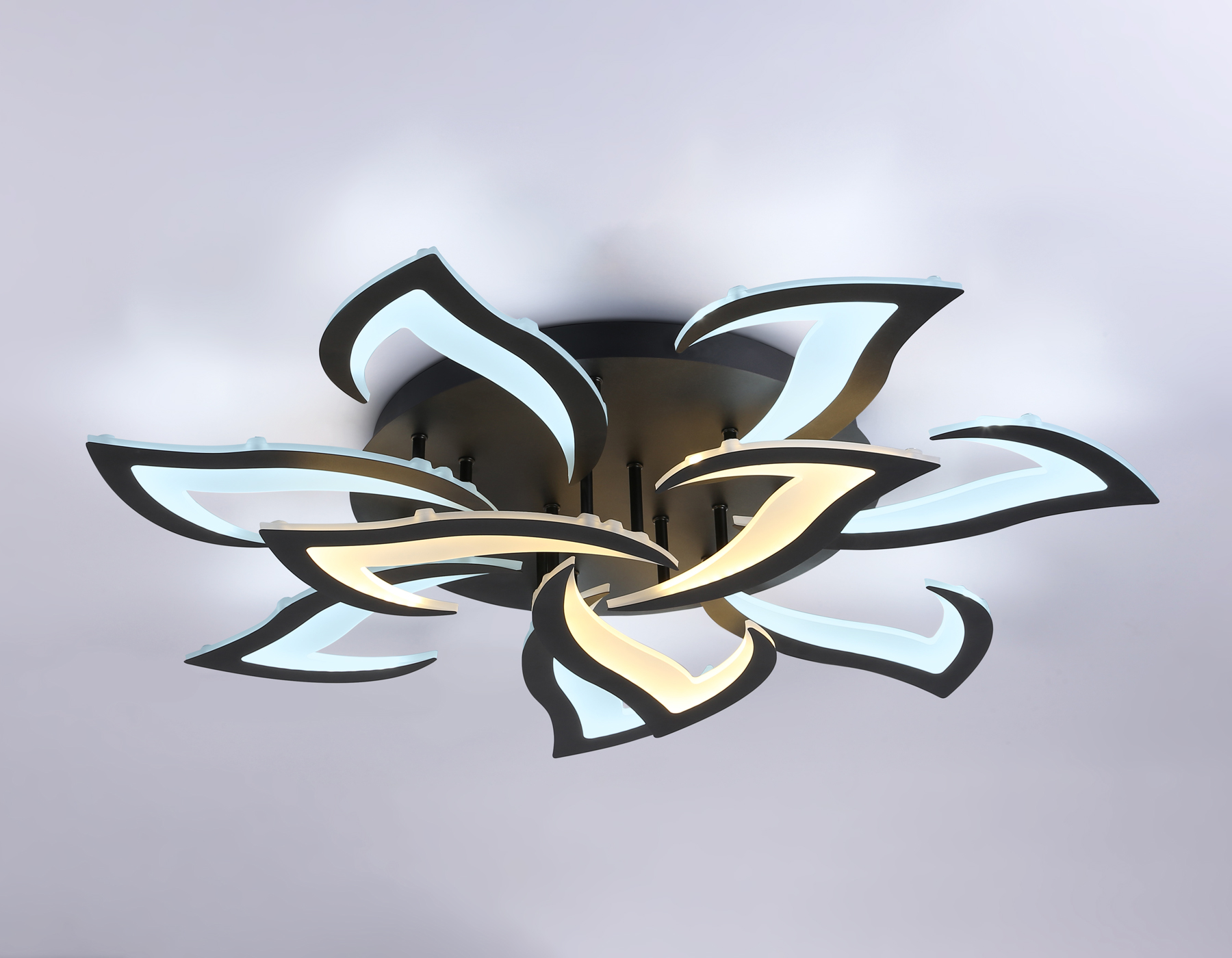 FA4474/7+3 BK черный 112W 3000+6400K/4200K/6400+3000K D850*120 (ПДУ ИК)