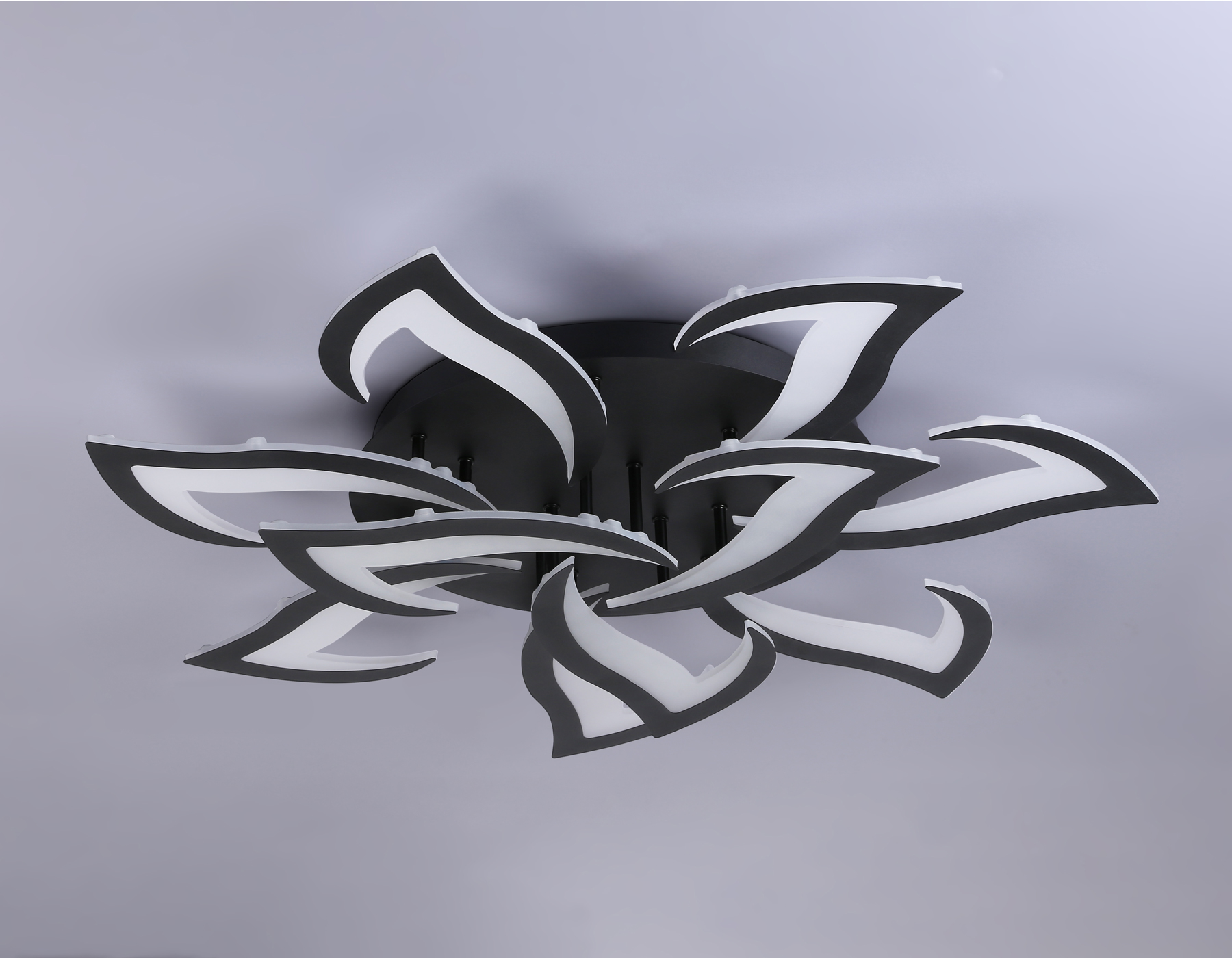 FA4474/7+3 BK черный 112W 3000+6400K/4200K/6400+3000K D850*120 (ПДУ ИК)