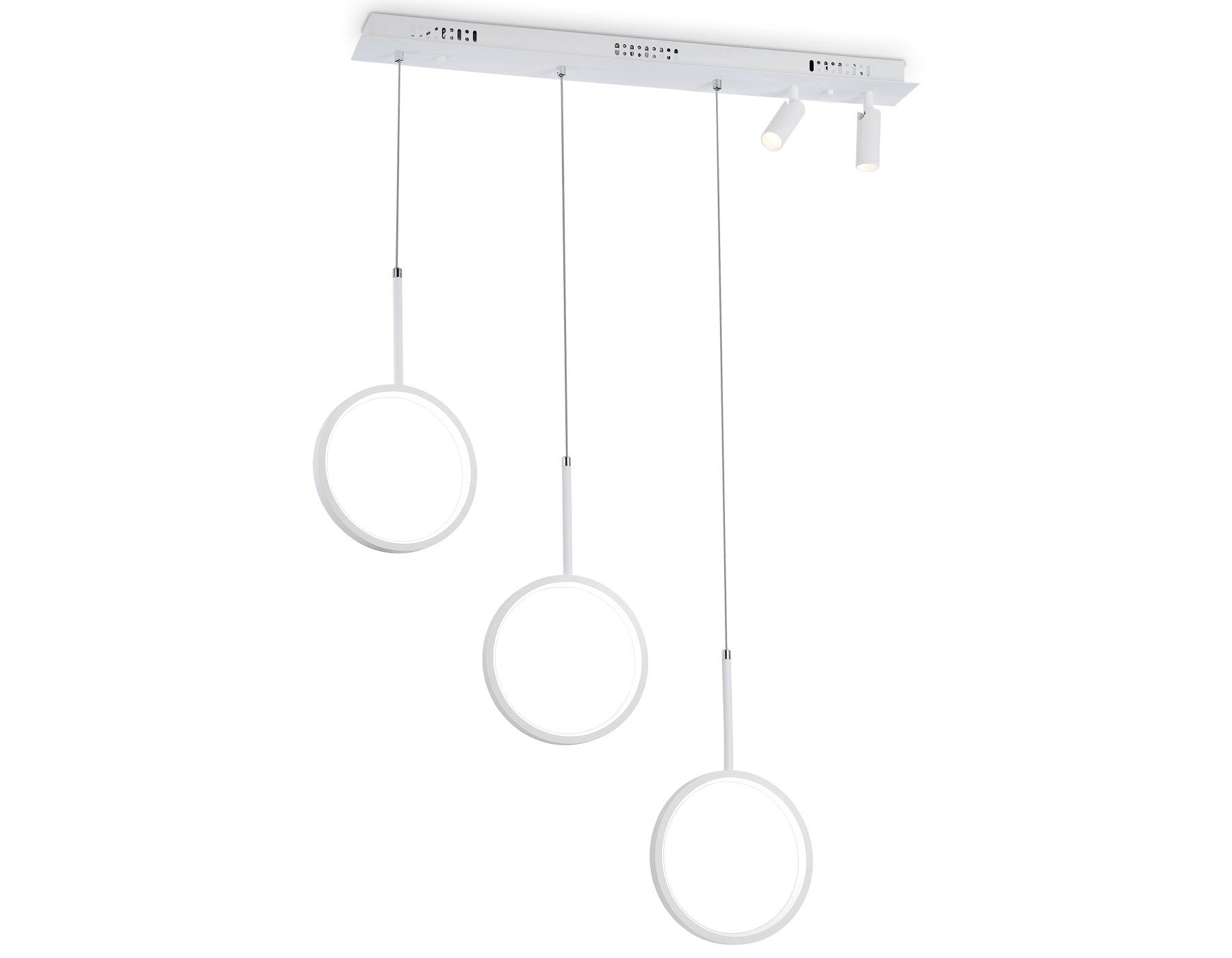 FL5277/3+2 WH белый 59W 3000K/4200K/6400K+4200K 800*200*1200 (ПДУ ИК)