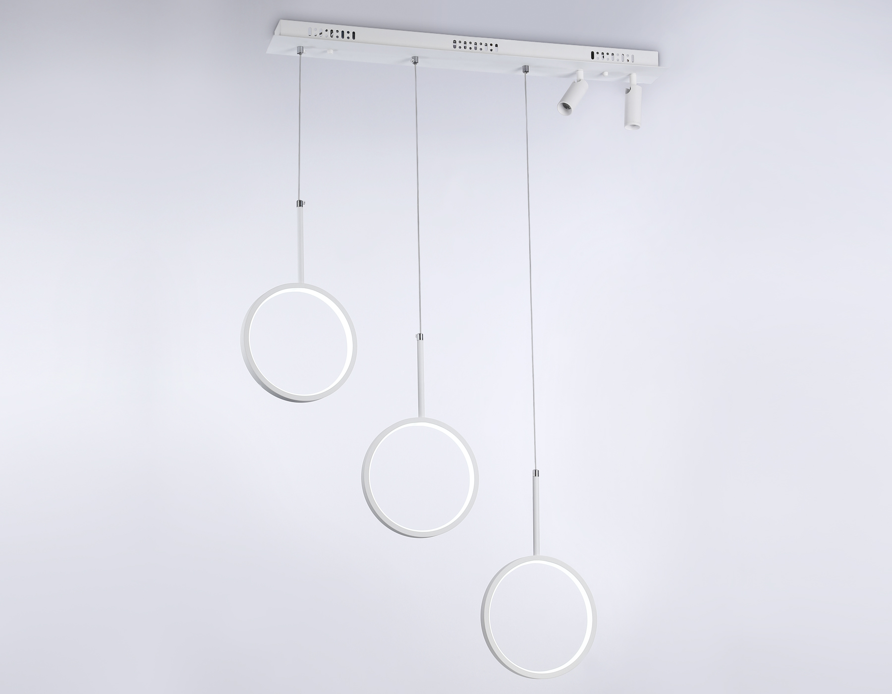 FL5277/3+2 WH белый 59W 3000K/4200K/6400K+4200K 800*200*1200 (ПДУ ИК)