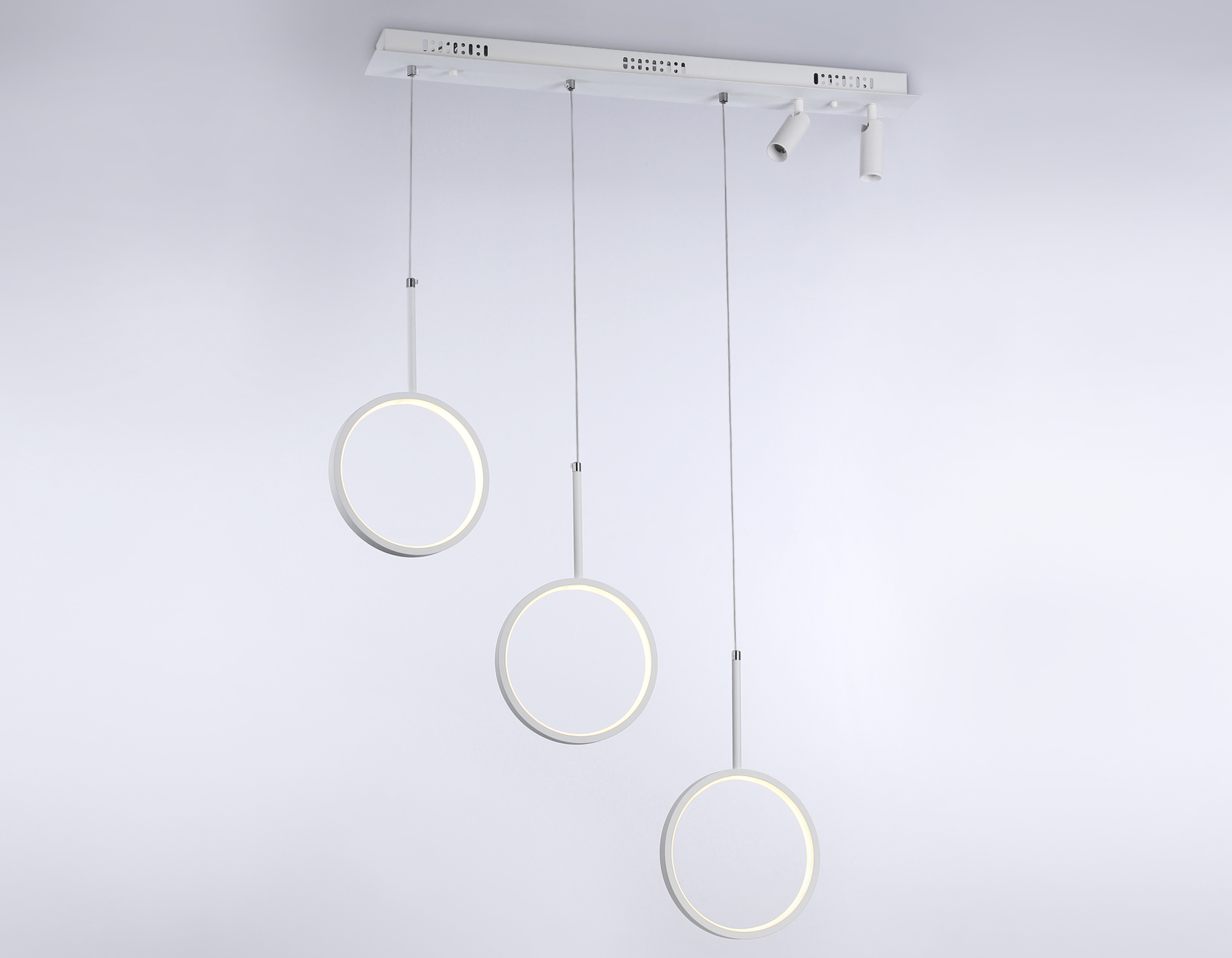 FL5277/3+2 WH белый 59W 3000K/4200K/6400K+4200K 800*200*1200 (ПДУ ИК)