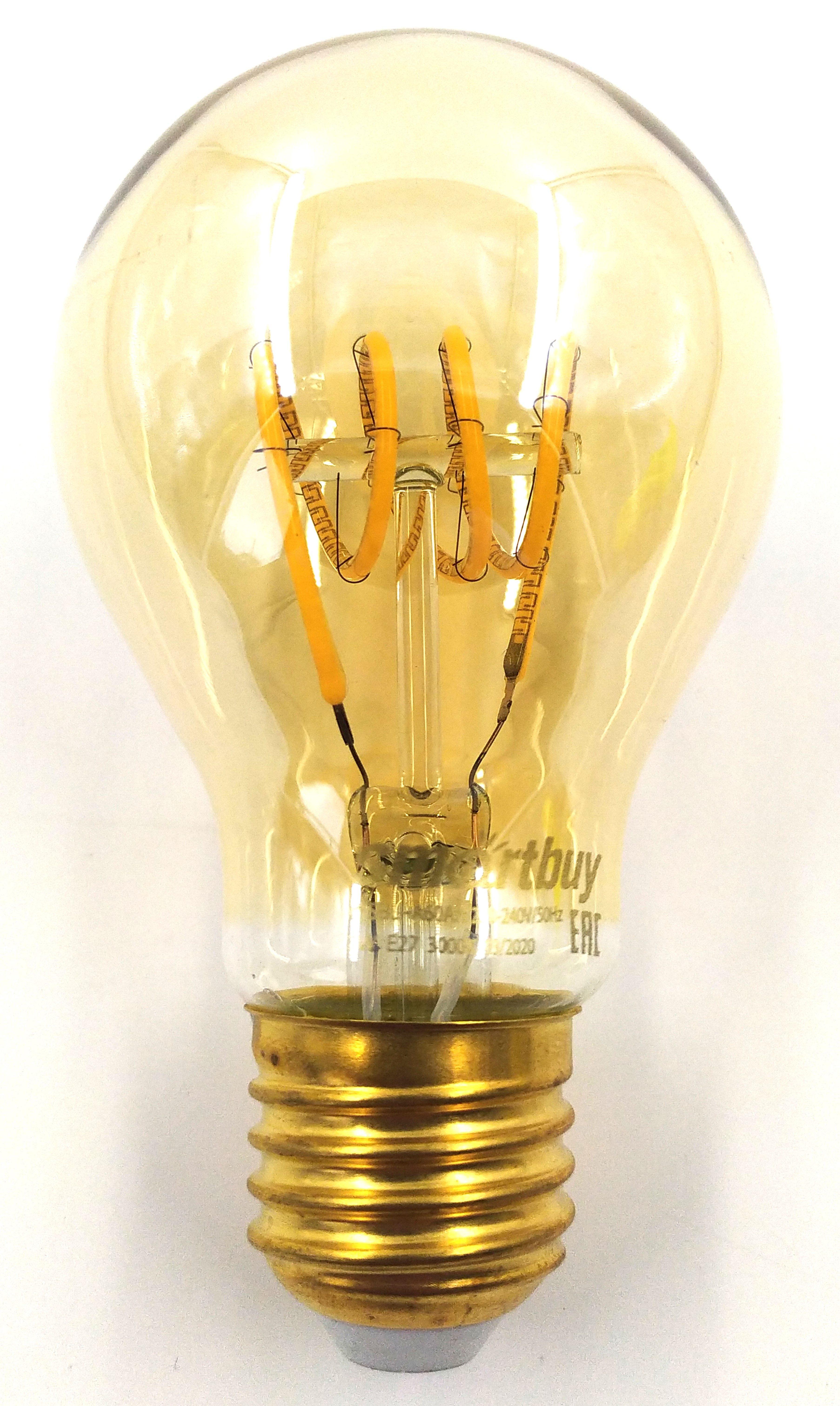 Светодиодная (LED) Лампа ART Smartbuy-A60-7W/3000/E27 (SBL-A60Art-7-30K-E27)