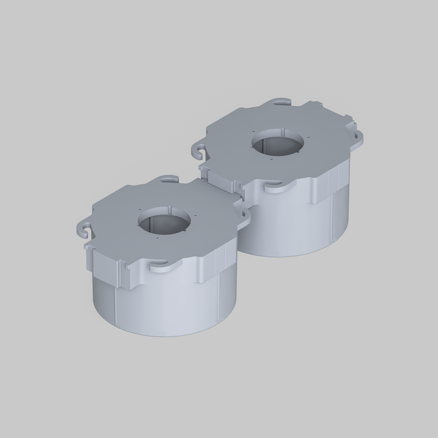 DK2081-WH Встраиваемый точечный светильник для натяжных ПВХ потолков INVIZ, IP 20, до 9 Вт, GU10, LED, белый, ABS-пластик