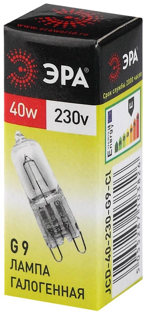 Лампа галогенная ЭРА G9-JCD-40-230V-CI (10,100)