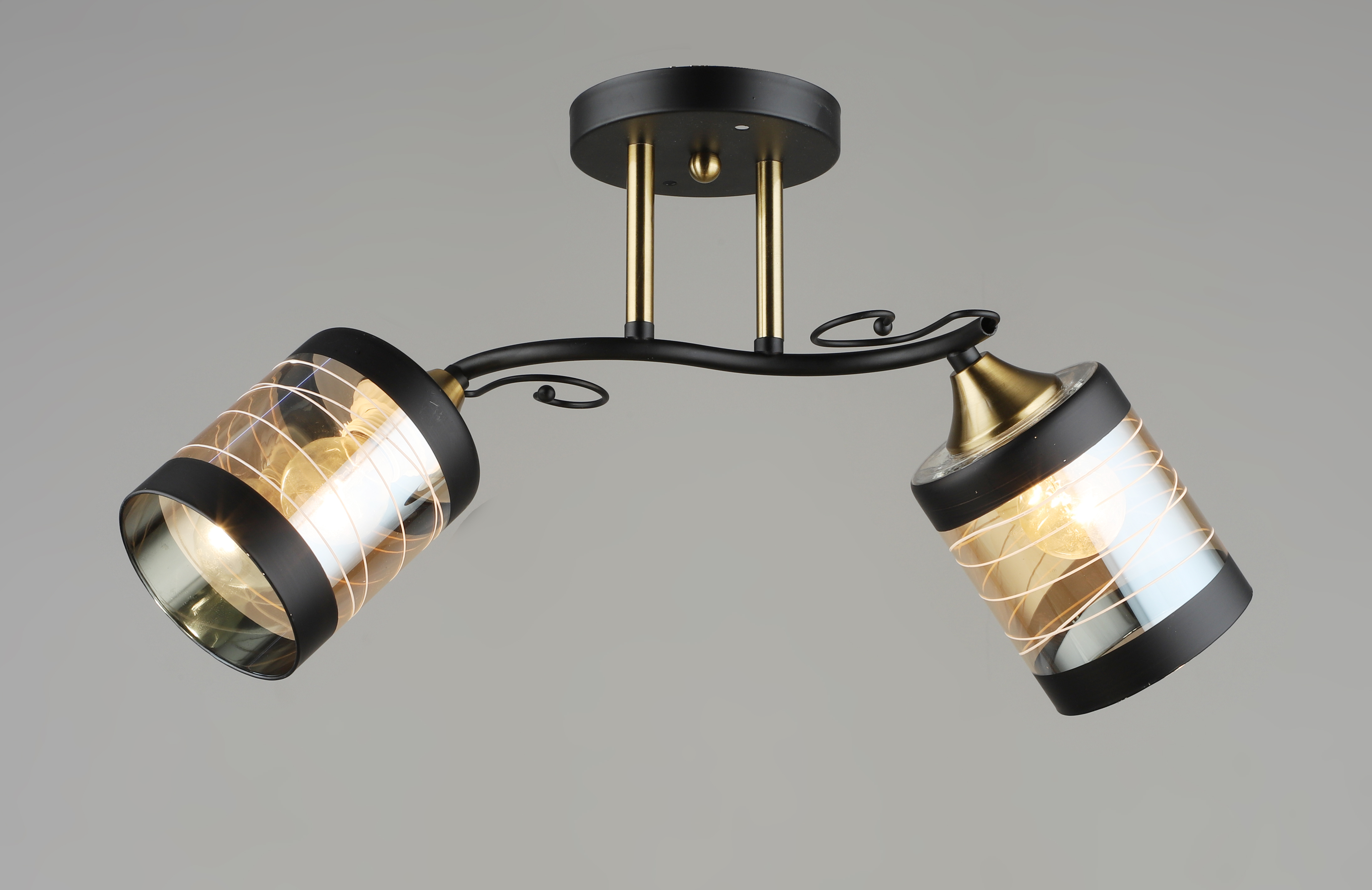 Потолочная люстра SL1624-2 BK+CP 000066053