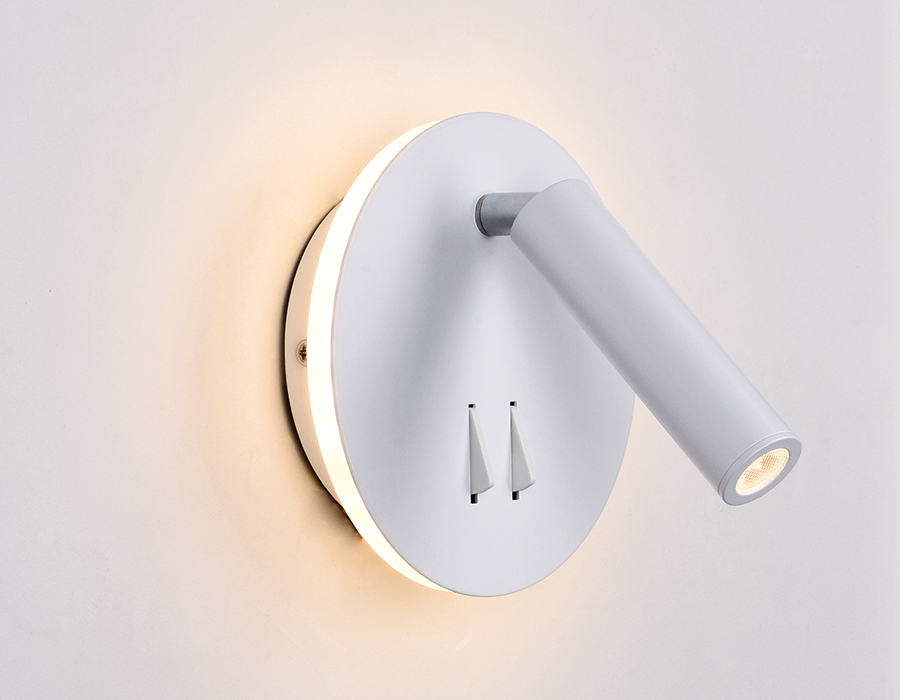 FW251 WH/S белый/песок LED 4200K+3000K 12W D140*110