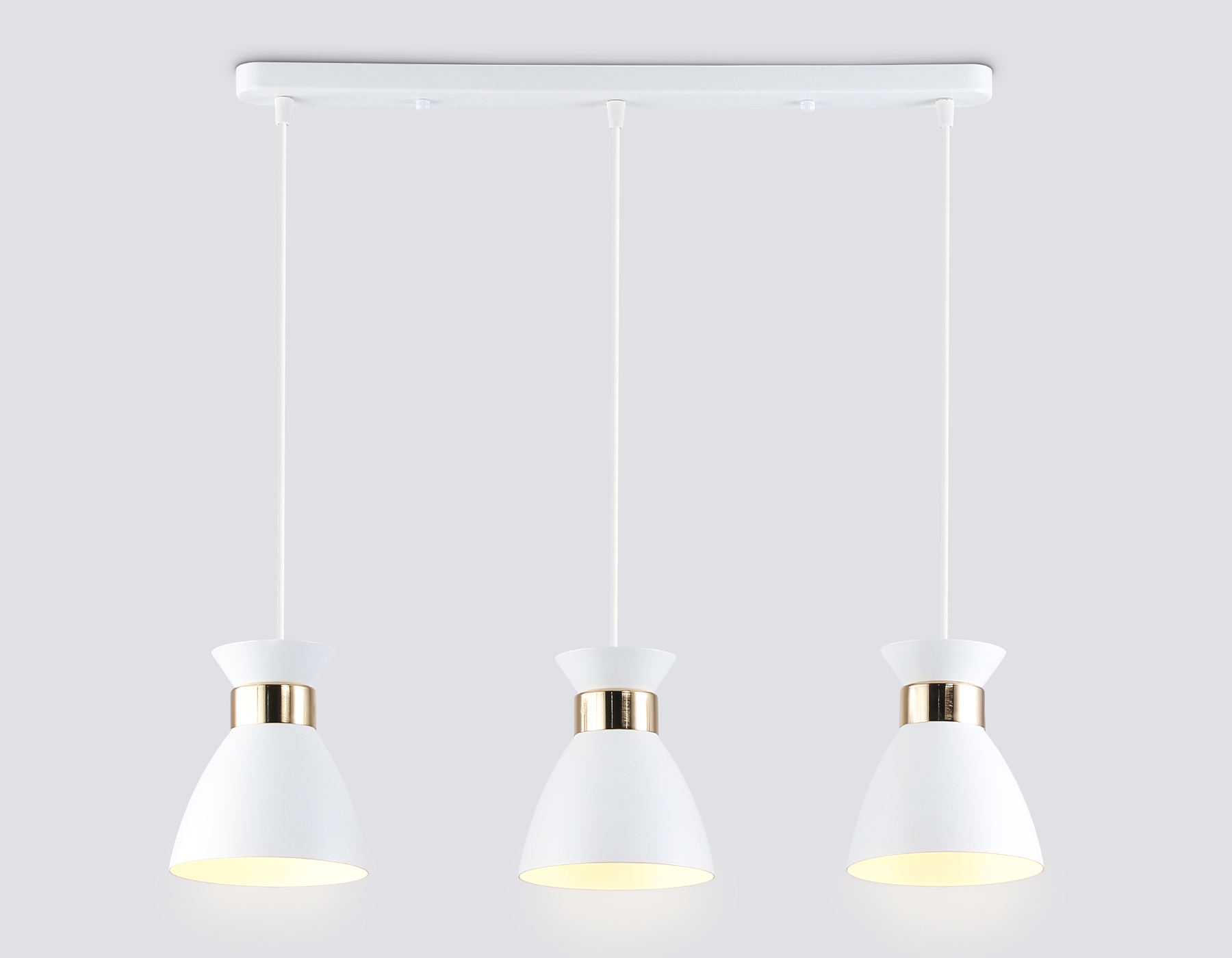 TR8466/3 WH/FGD белый/золото E27/3 max 60W 550*135*1000