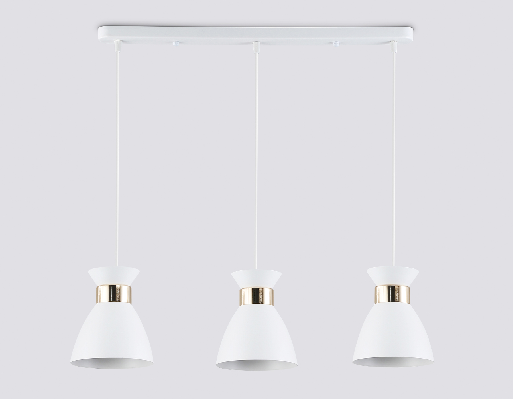 TR8466/3 WH/FGD белый/золото E27/3 max 60W 550*135*1000