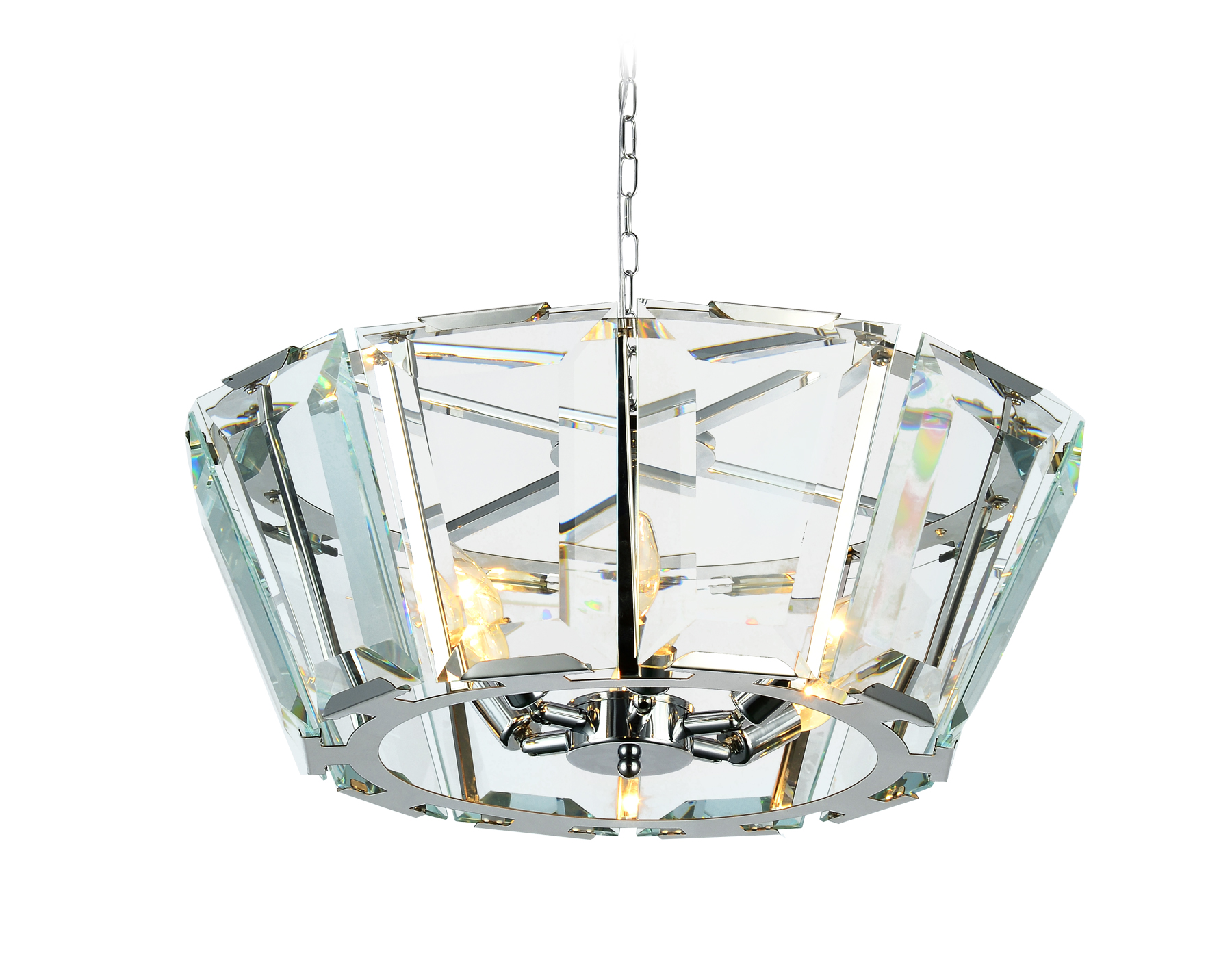 TR5110/6 CH/CL хром/прозрачный E14/6 max 40W D550*1000