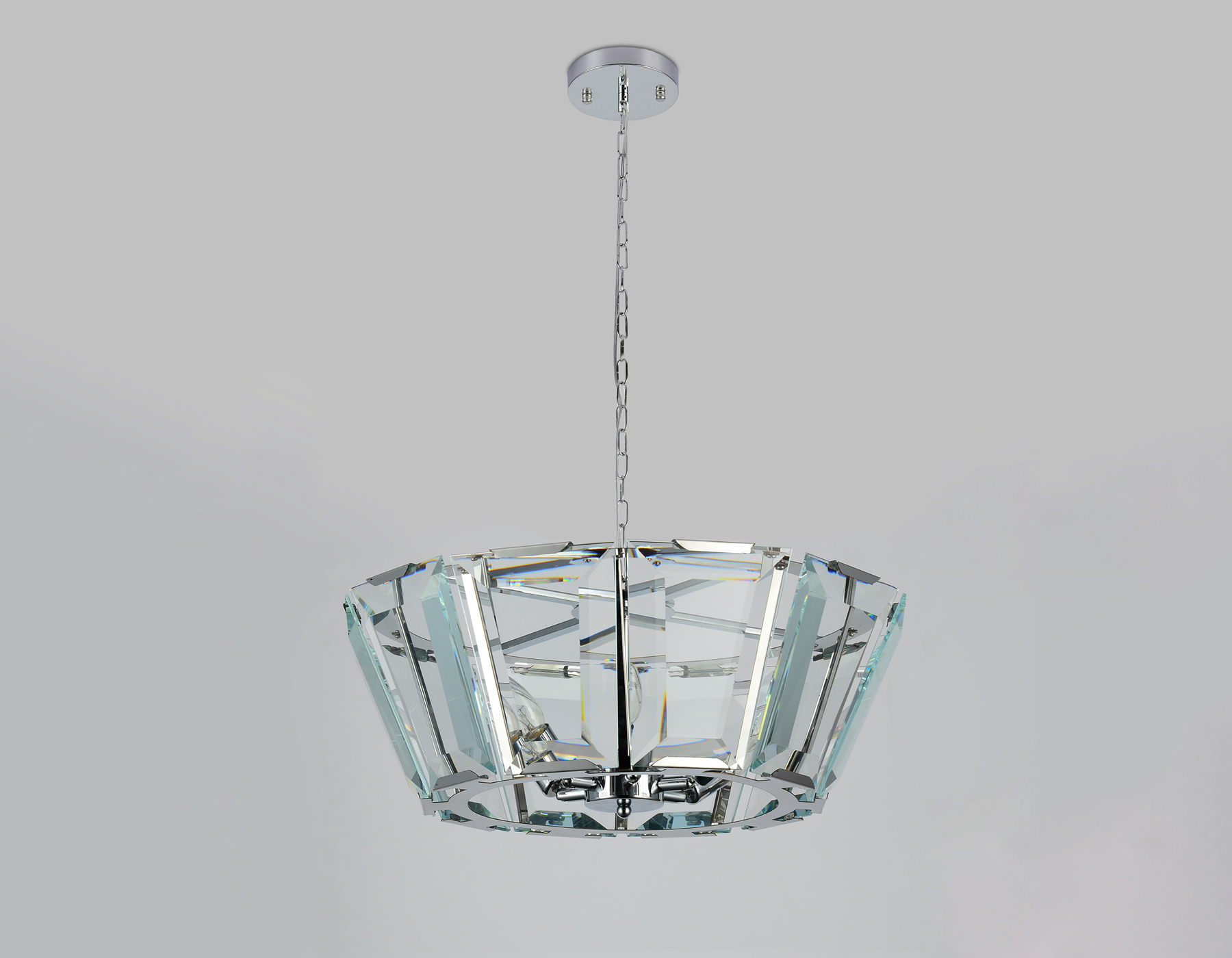 TR5110/6 CH/CL хром/прозрачный E14/6 max 40W D550*1000