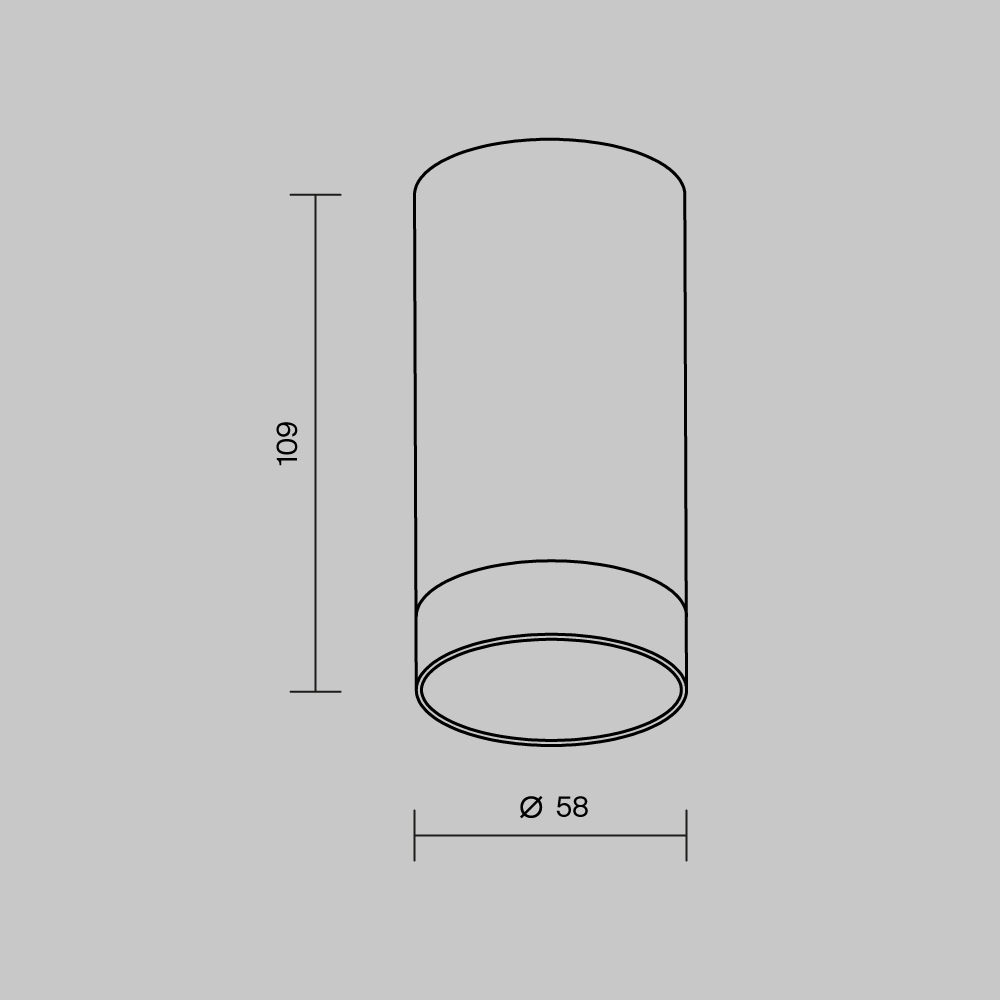 Потолочный светильник Outdoor O500CL-L5B3K