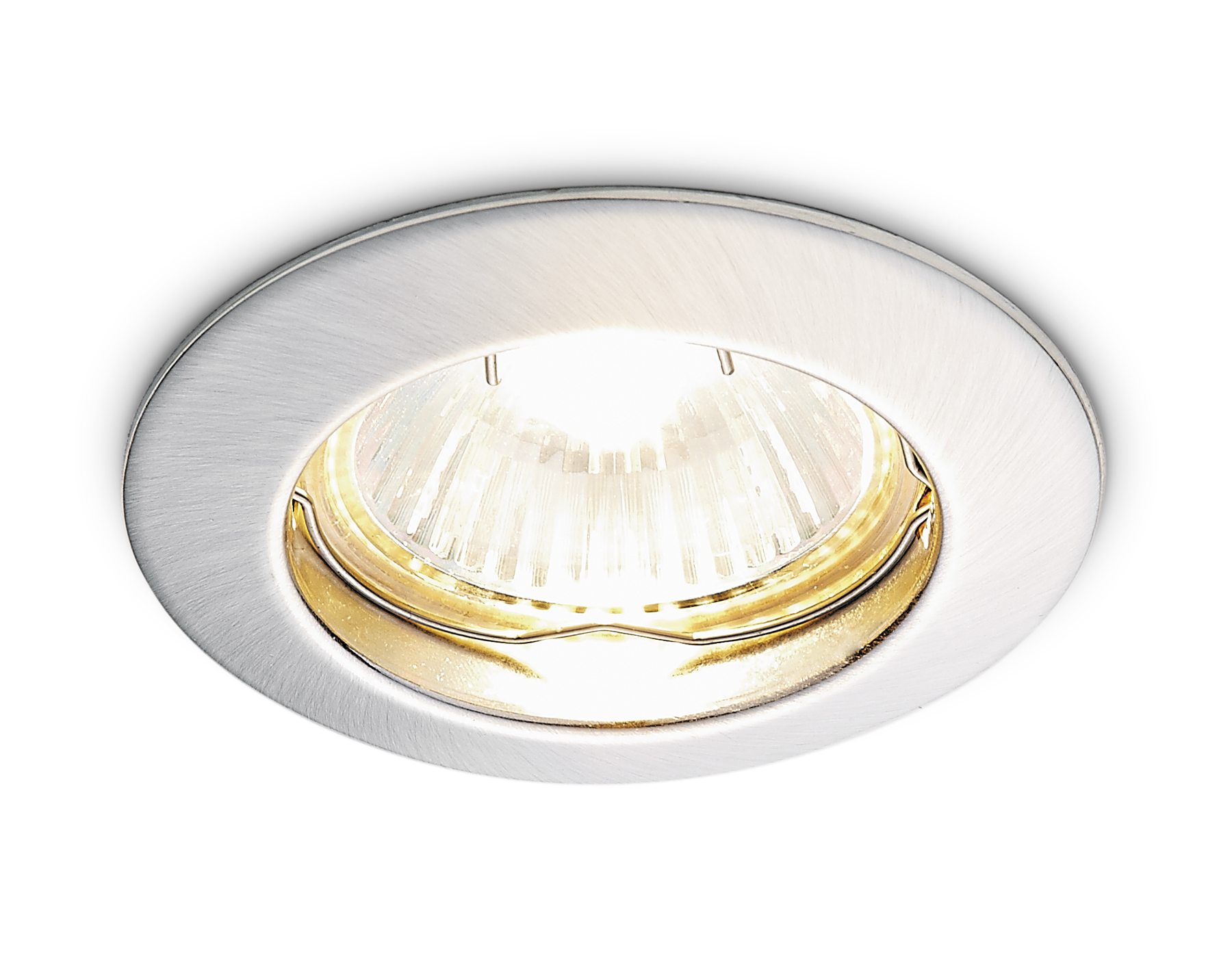 863A SS сатин серебро MR16