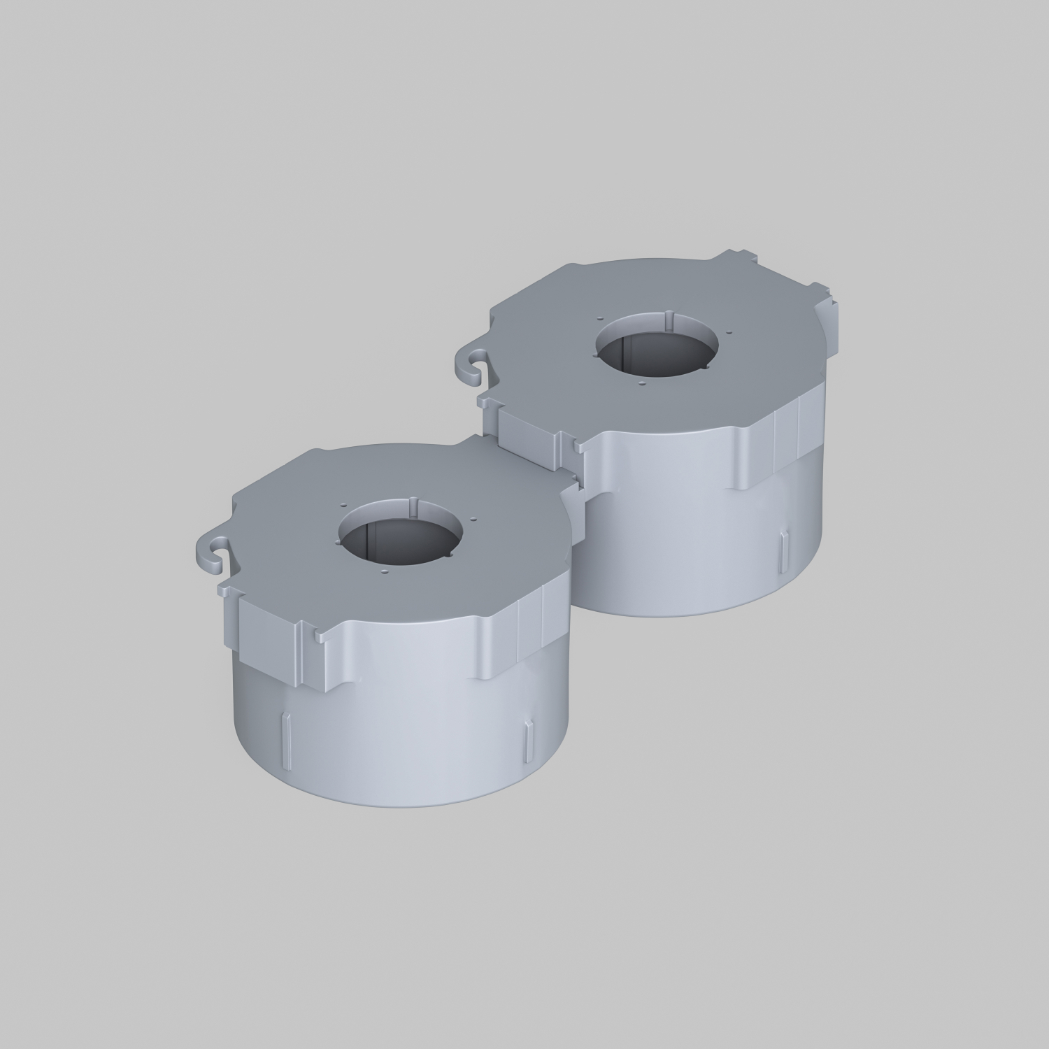 DK2080-WH Встраиваемый точечный светильник для натяжных ПВХ потолков INVIZ, IP 20, до 9 Вт, GU10, LED, белый, ABS-пластик