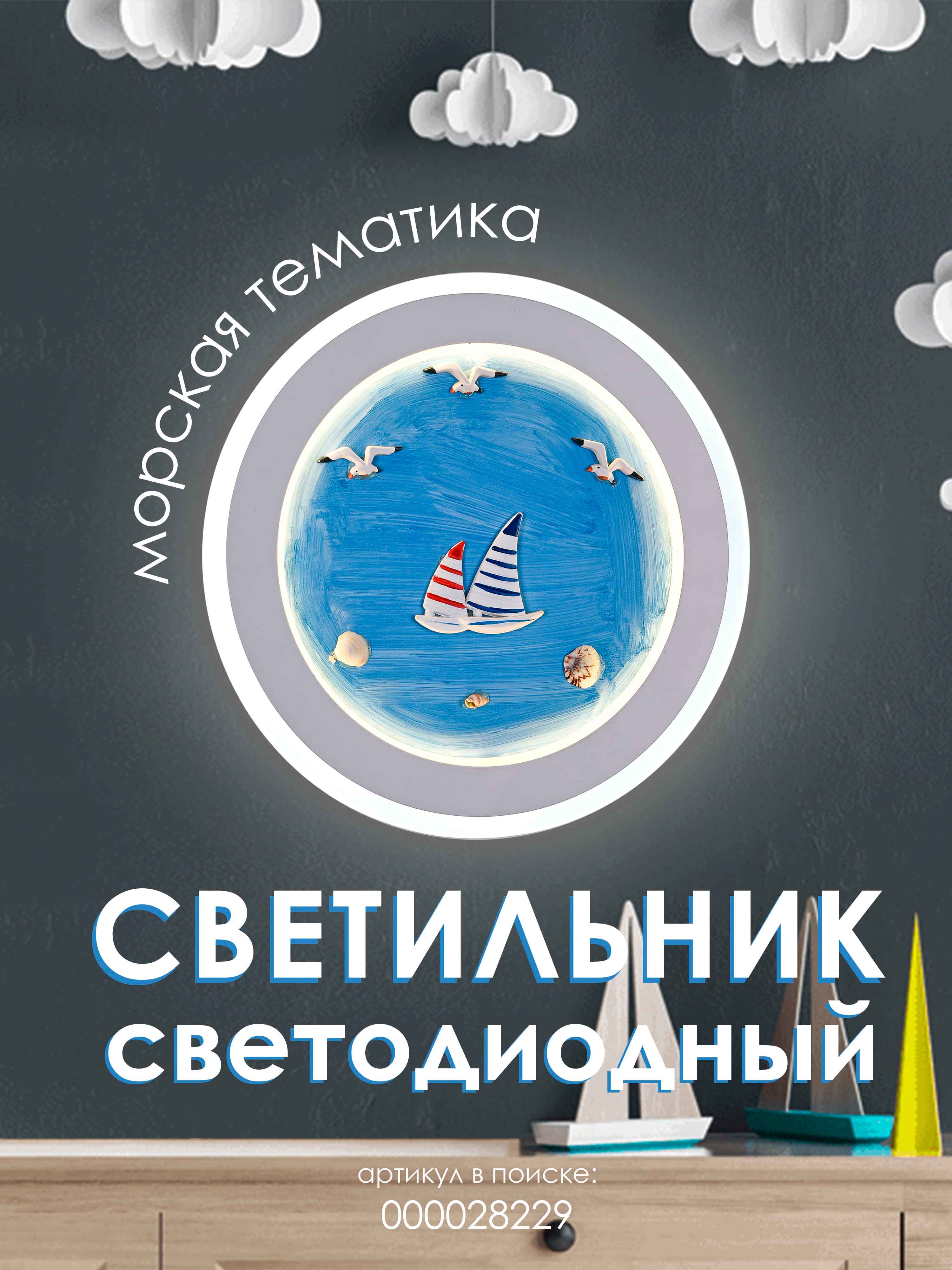 Настенный светильник 6049W 29W GR 000028229