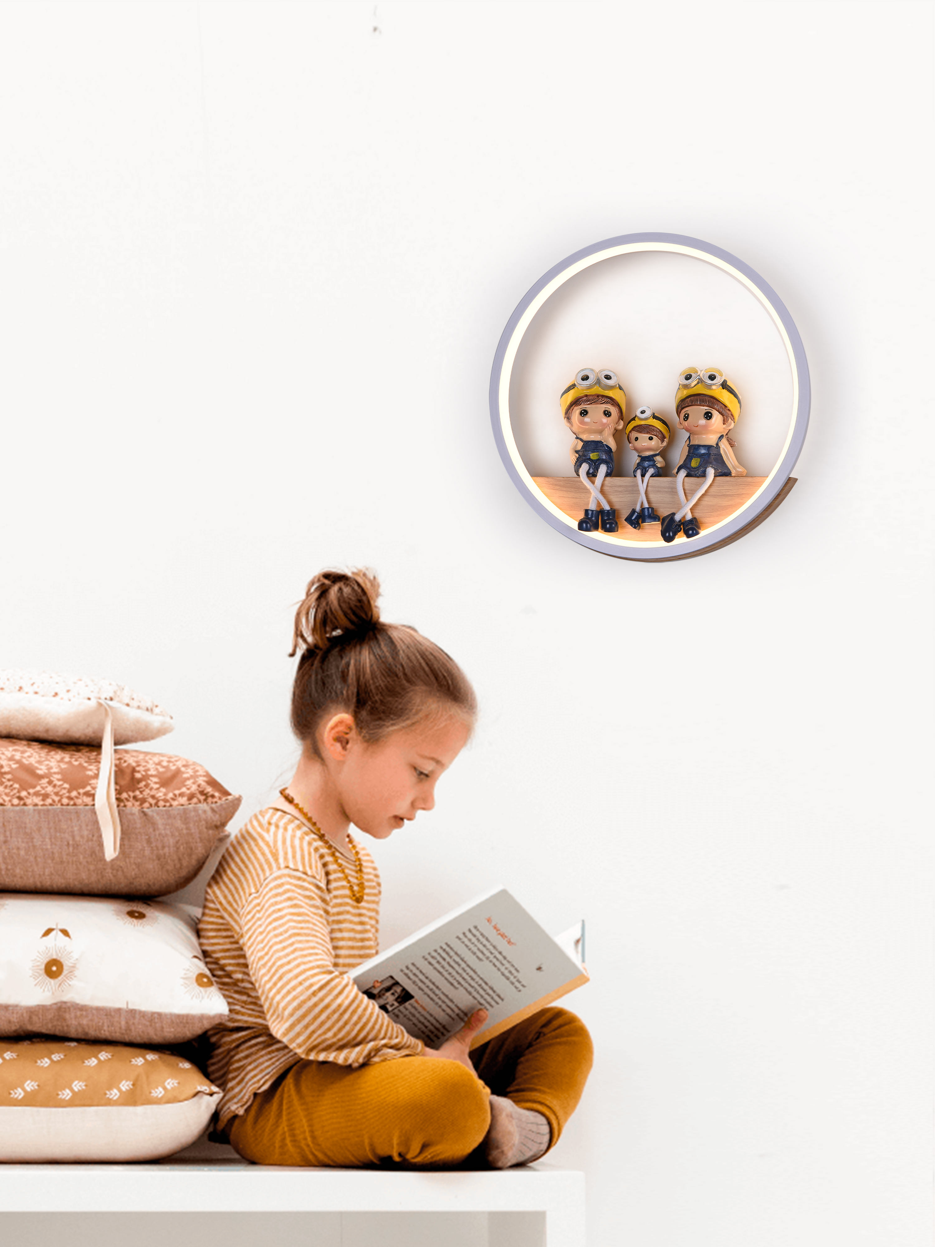 Настенный светильник 6460W 19W WT+Wood 000028232