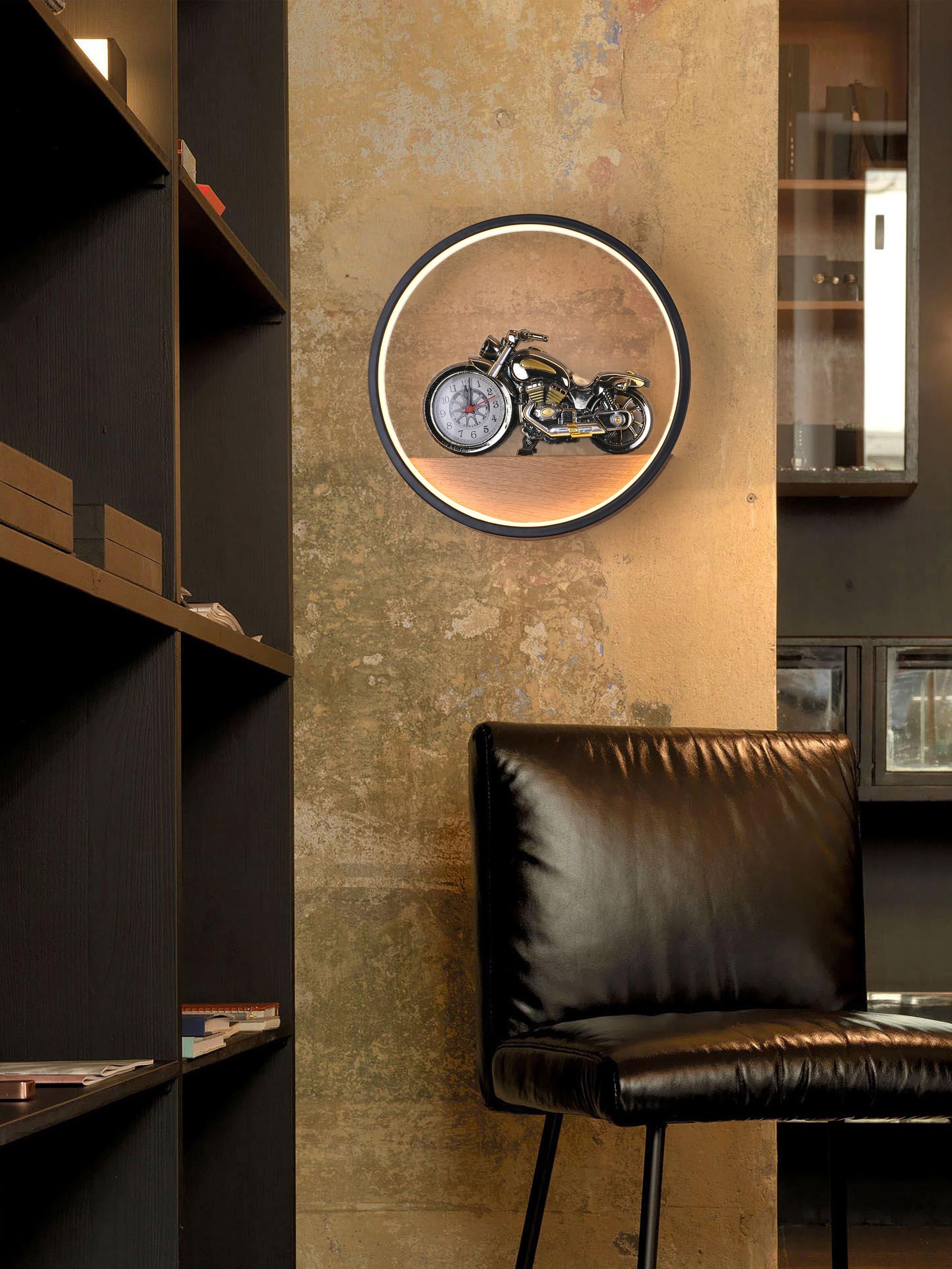 Настенный светильник 6407W 19W WT+BK 000028236