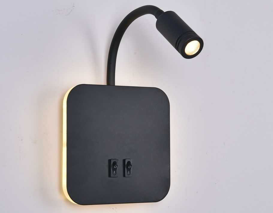 Настенный светильник 8013W 11W BK 000028246