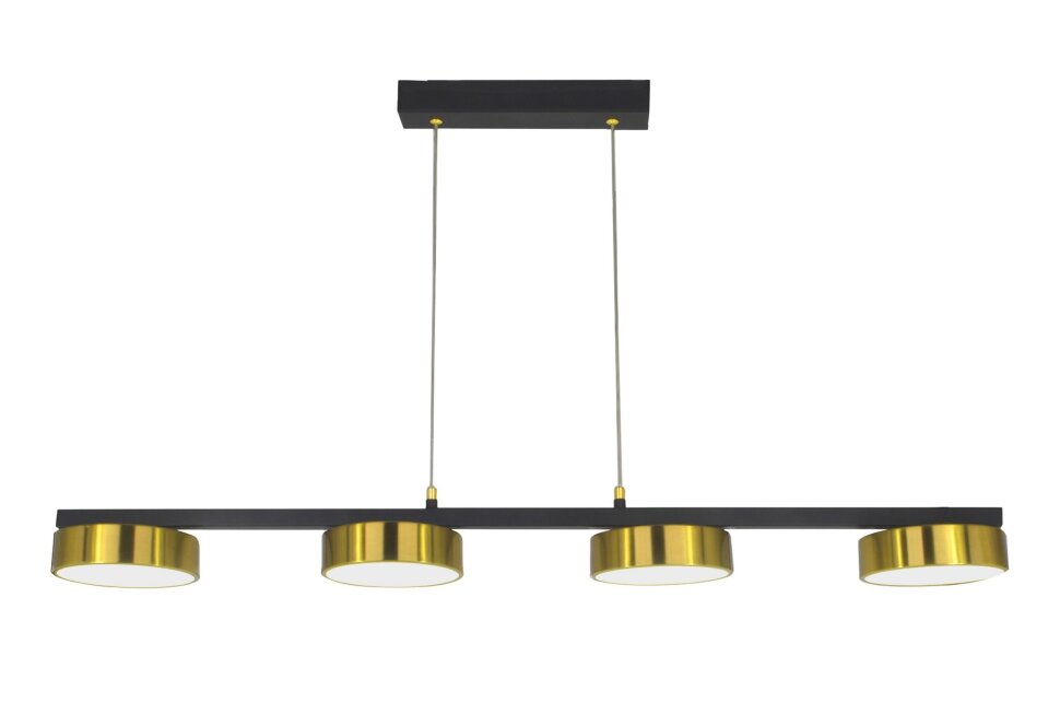 Х20604/4 BK+BRASS LED58W 3000-4000-6000K Dimmer Акция [01103183]
