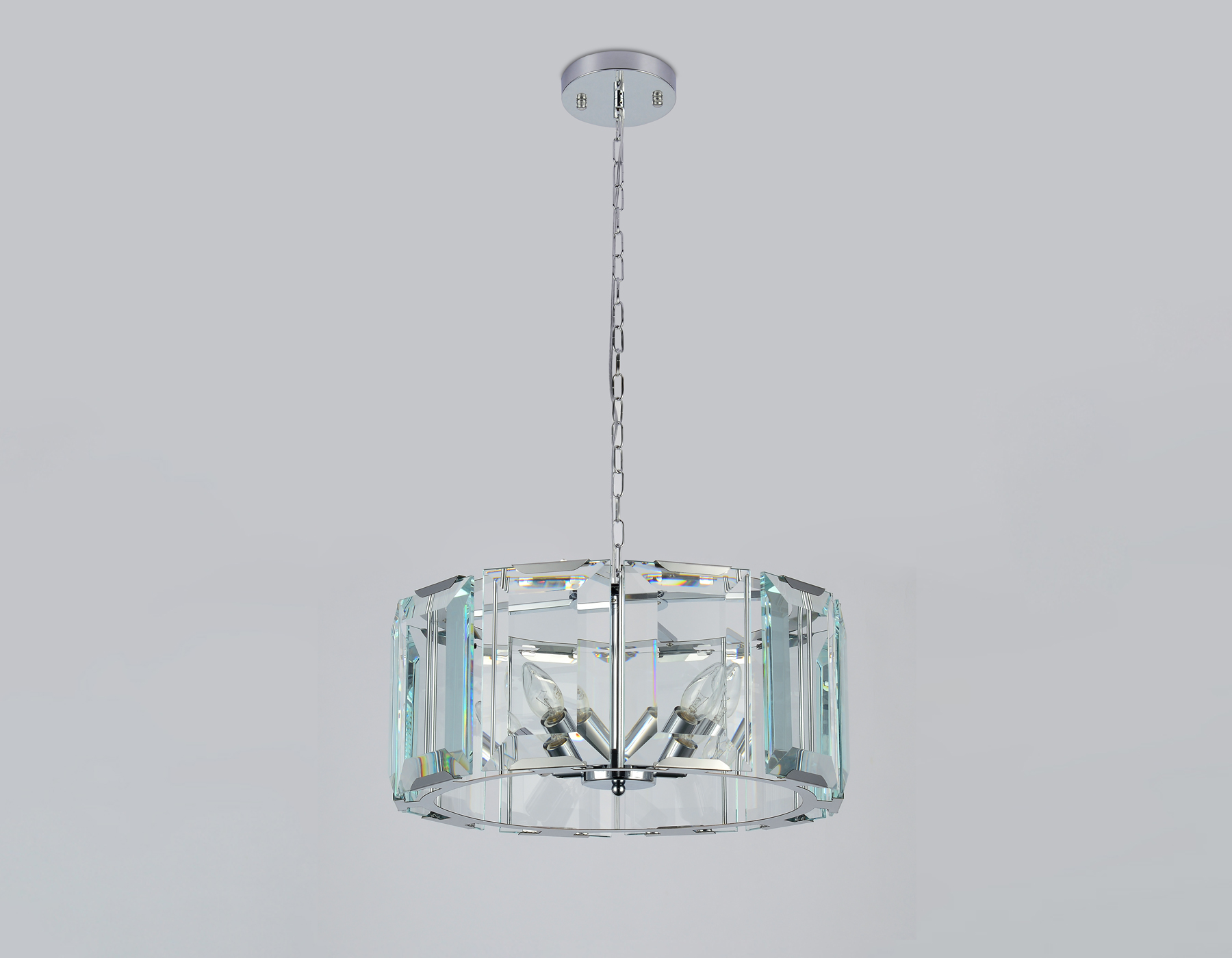 TR5131 CH/CL хром/прозрачный E14/5 max 40W D500*1000