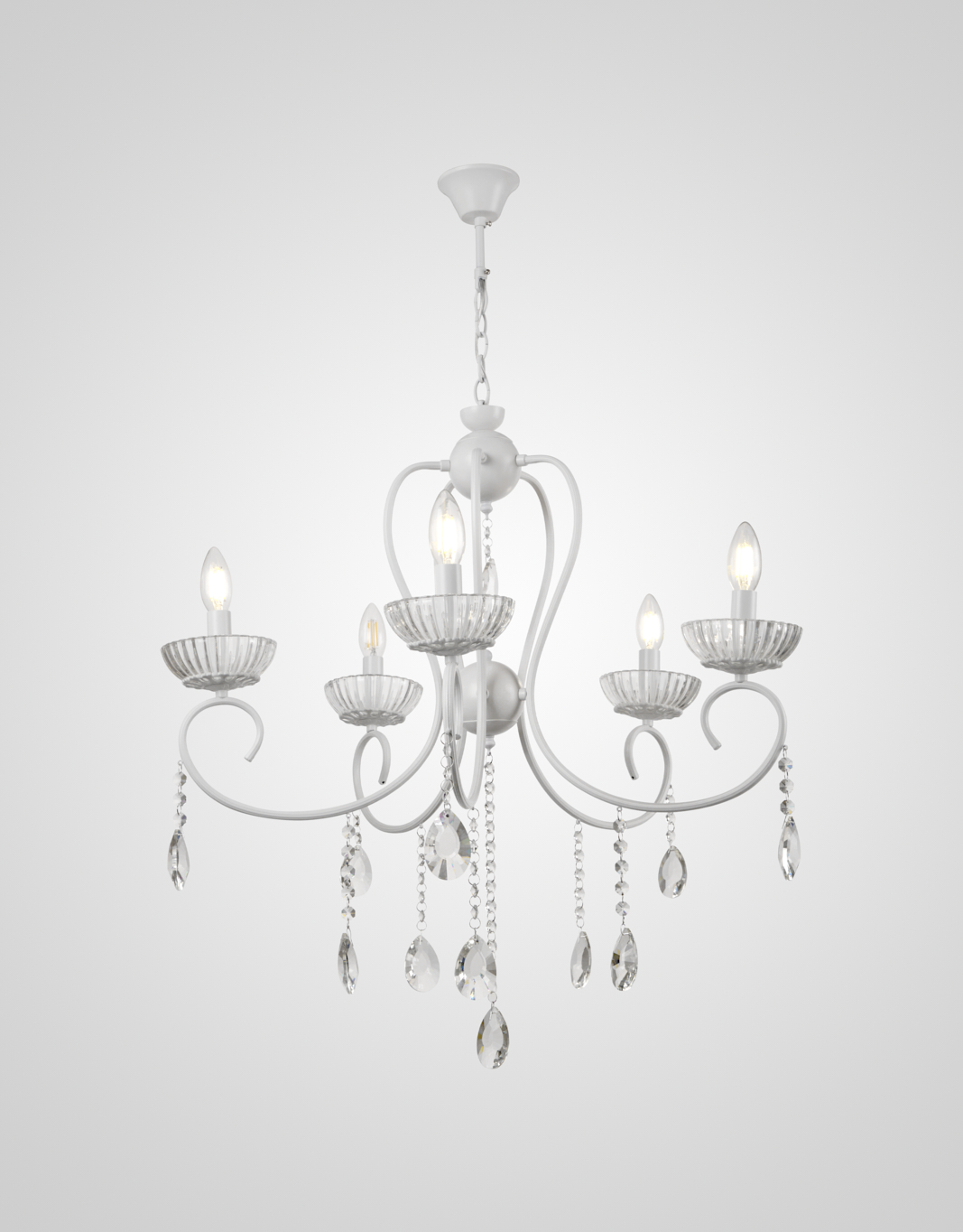 Подвесная люстра PP5529-5 WT 000030005