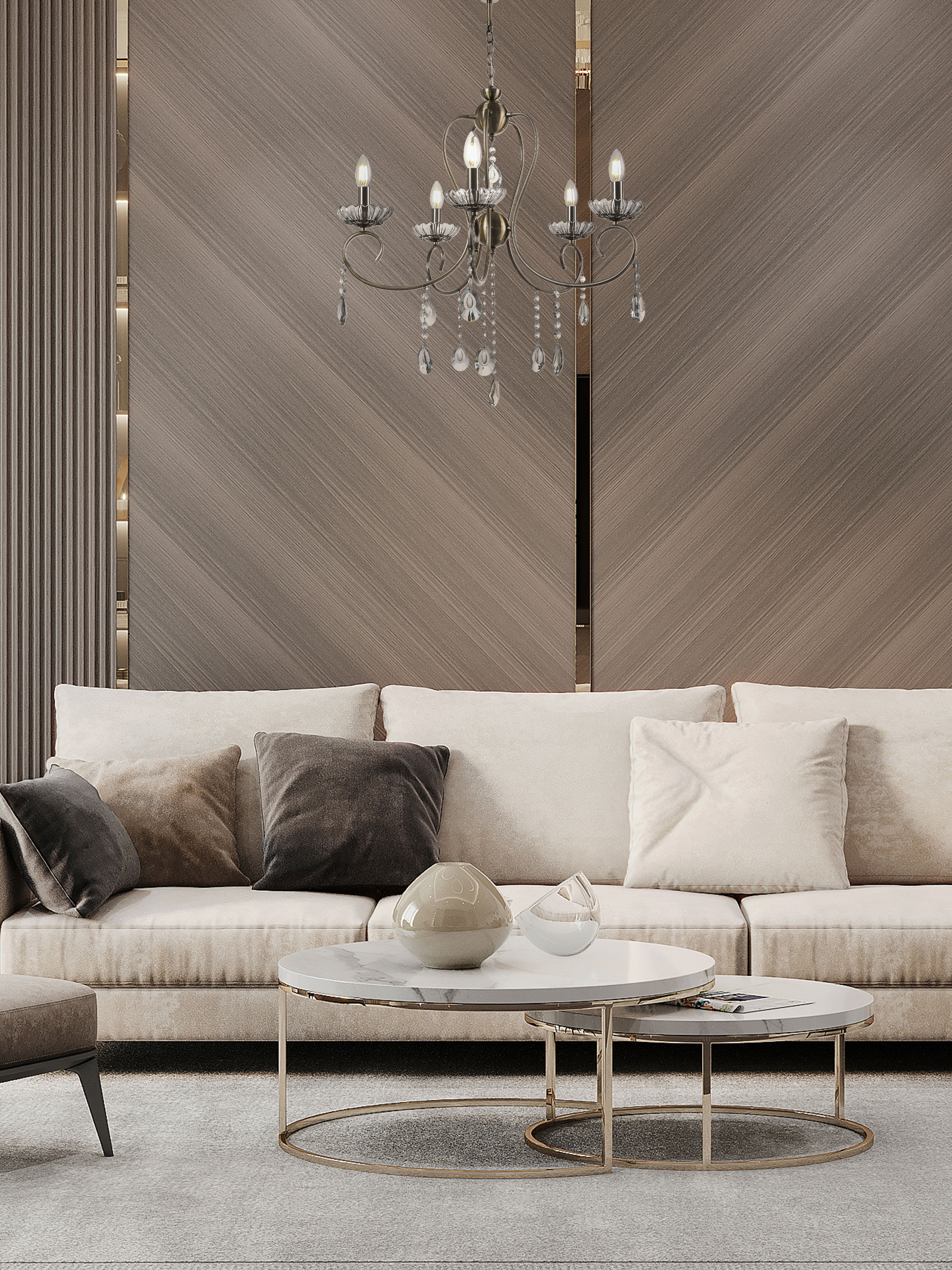 Подвесная люстра PP5526-5 AB 000030008