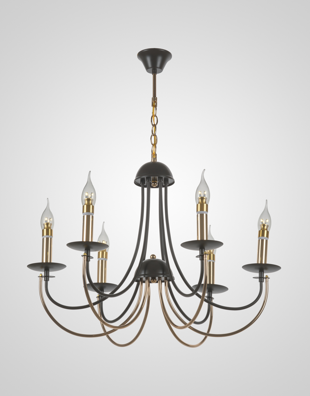 Подвесная люстра PP5525-6 CF+GD 000030010