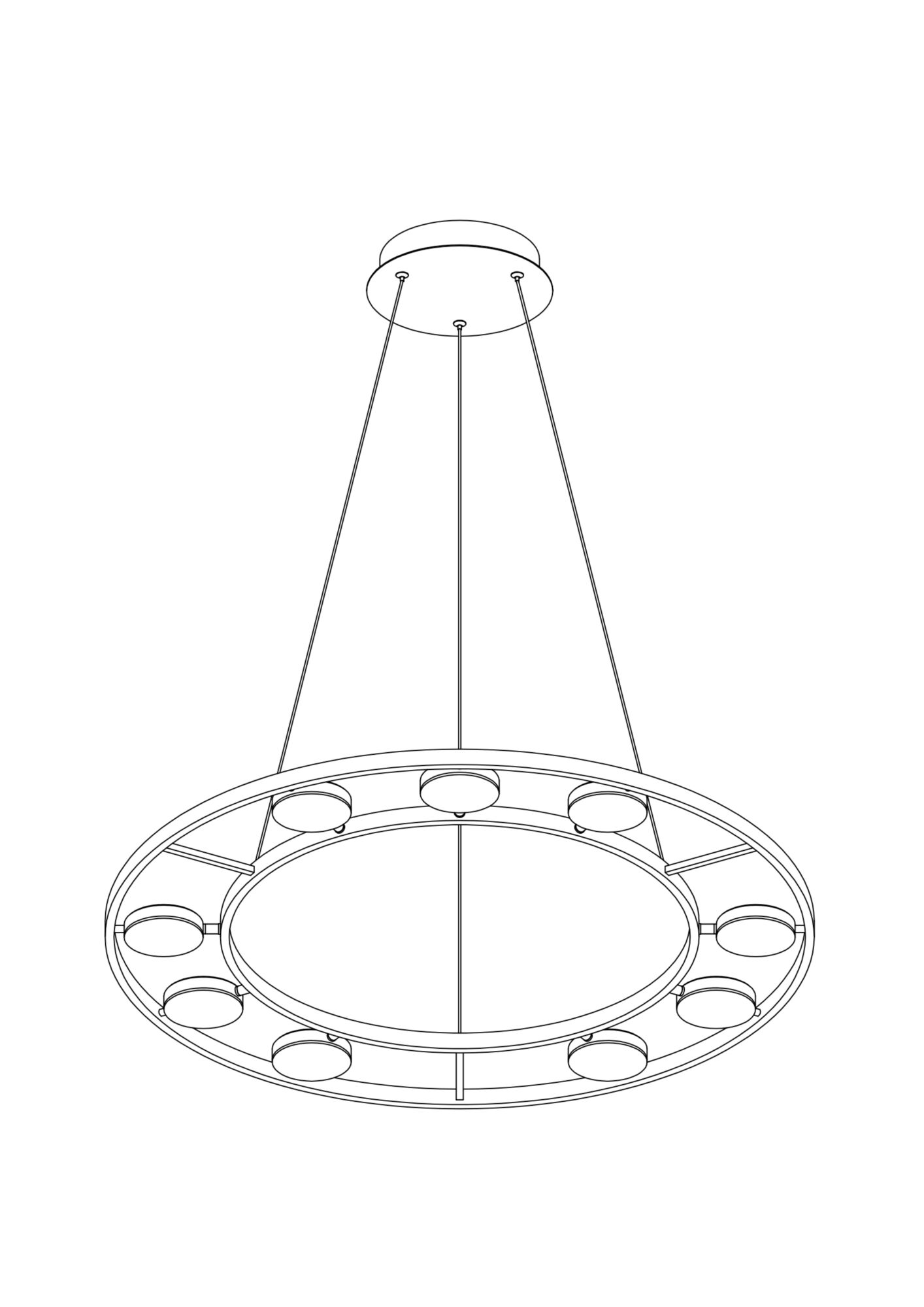 Подвесной светильник Maytoni MOD070PL-L63B3K