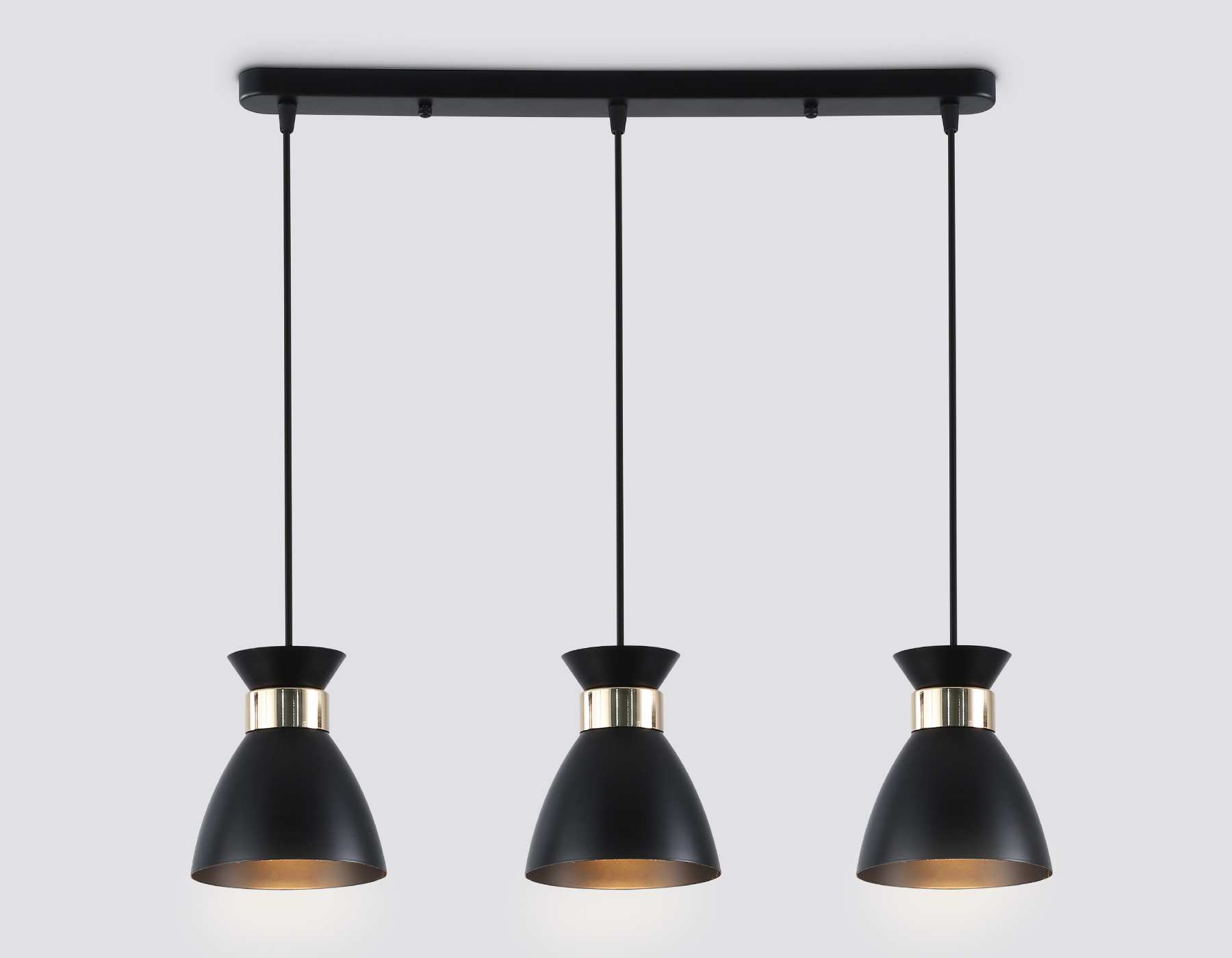 TR8469/3 BK/FGD черный/золото E27/3 max 60W 550*135*1000