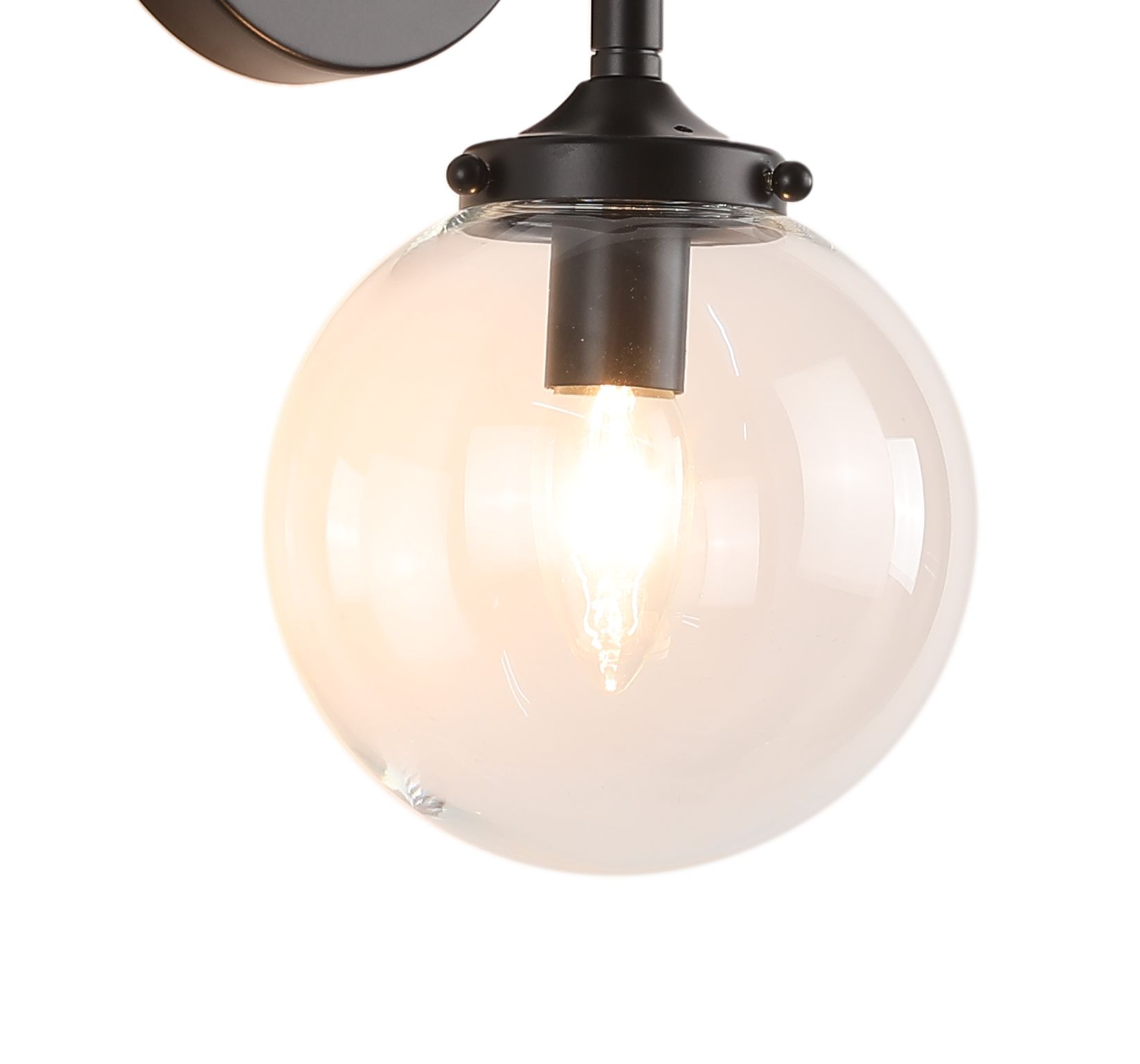 Бра черное E14 30см Zortes LAMPADY ZRS.79903.1