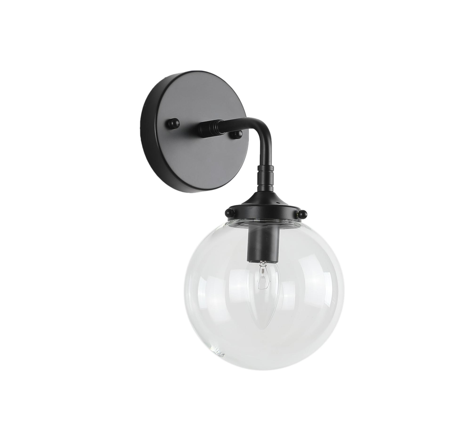 Бра черное E14 30см Zortes LAMPADY ZRS.79903.1