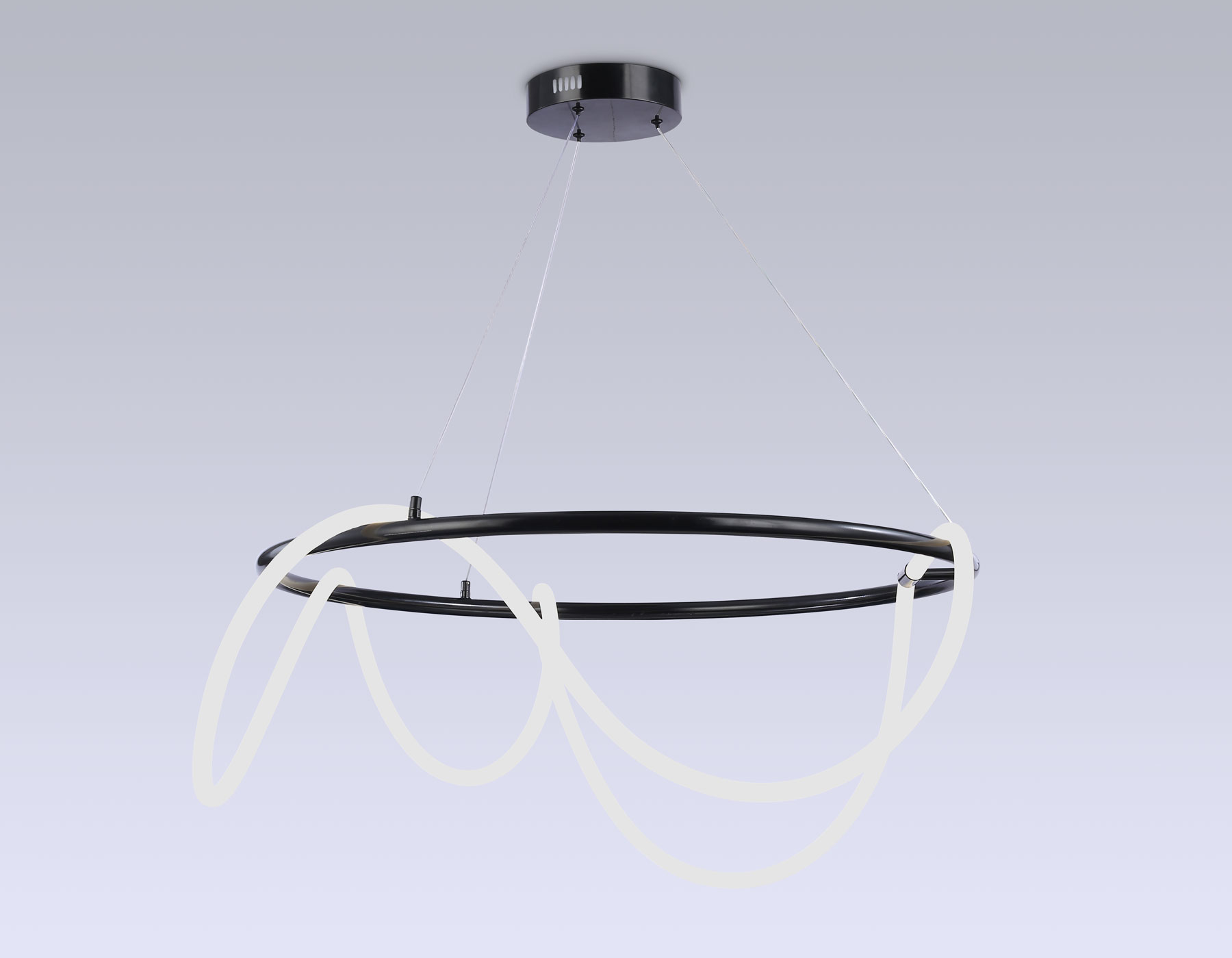 FL10508 DCH черный хром 3000K/4200K/6400K 84W D800*1200 (ПДУ РАДИО 2.4G)