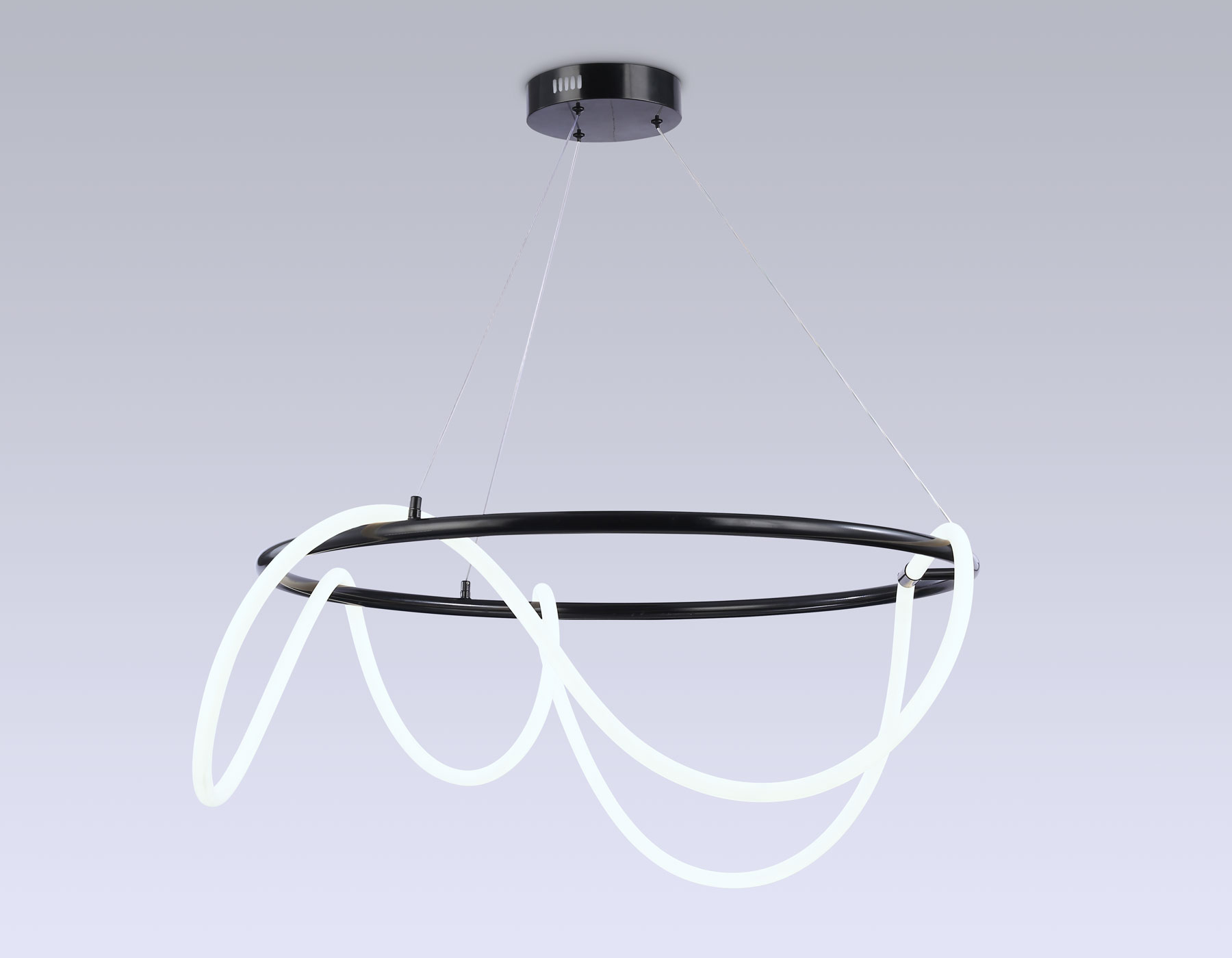 FL10508 DCH черный хром 3000K/4200K/6400K 84W D800*1200 (ПДУ РАДИО 2.4G)