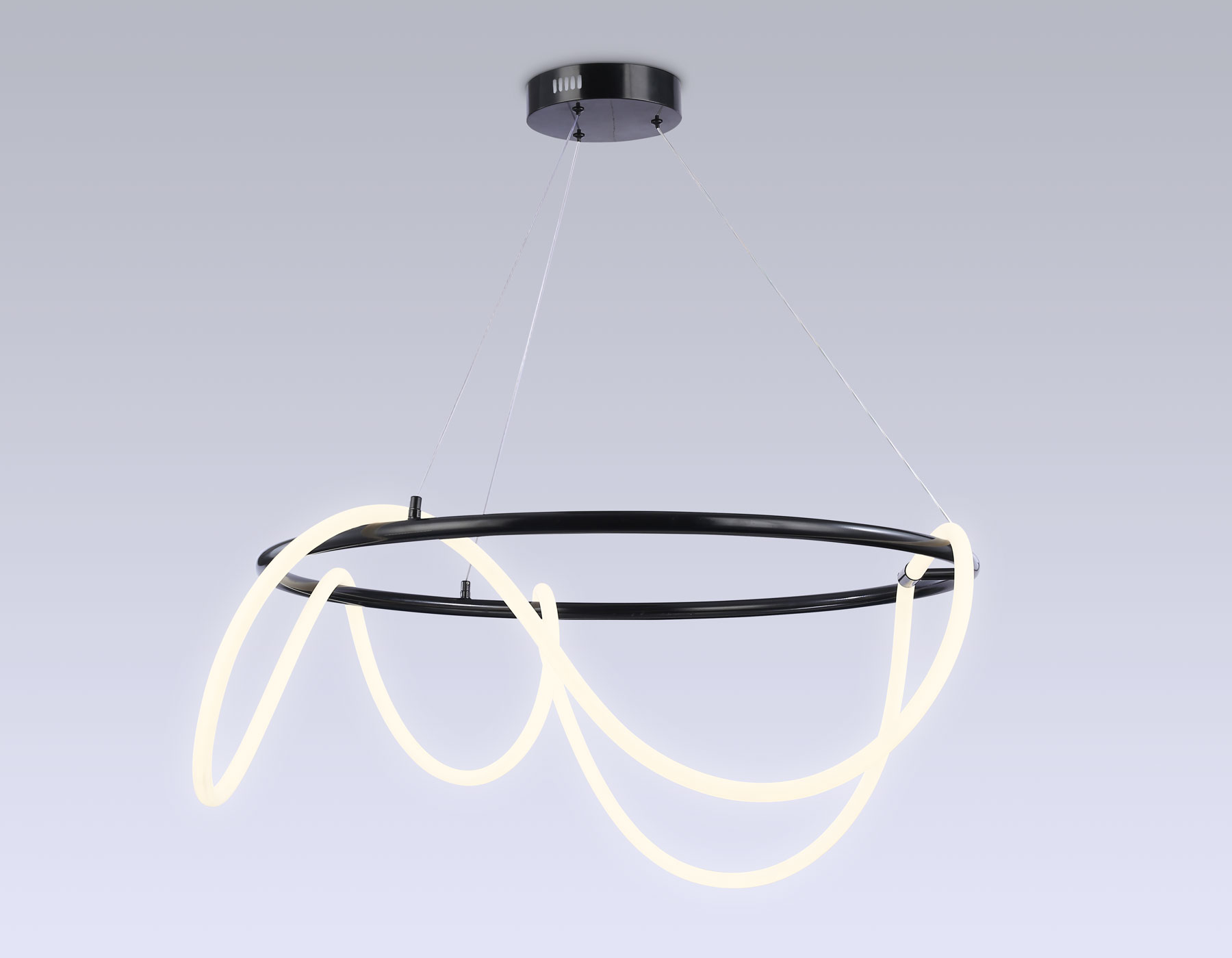 FL10508 DCH черный хром 3000K/4200K/6400K 84W D800*1200 (ПДУ РАДИО 2.4G)