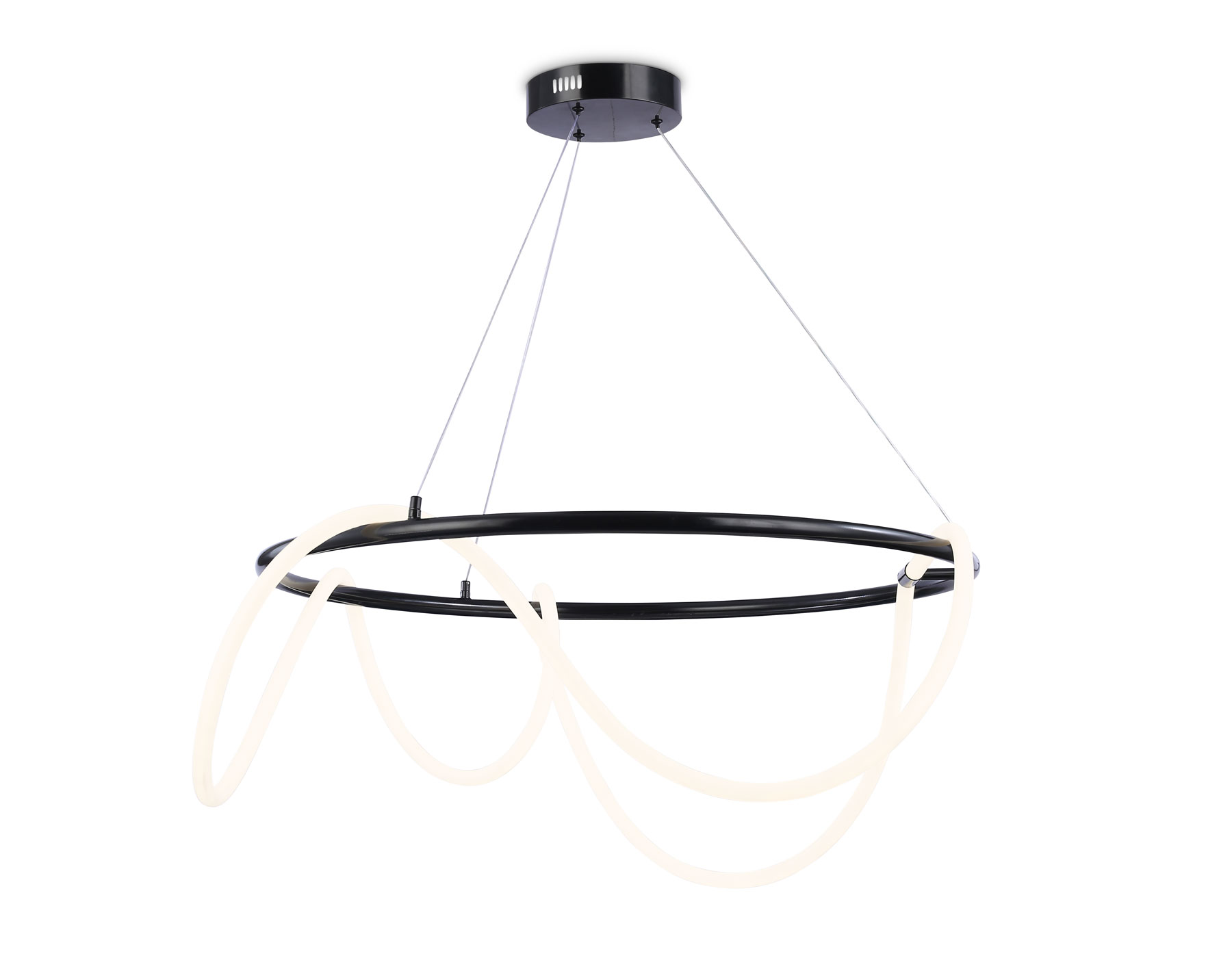 FL10508 DCH черный хром 3000K/4200K/6400K 84W D800*1200 (ПДУ РАДИО 2.4G)