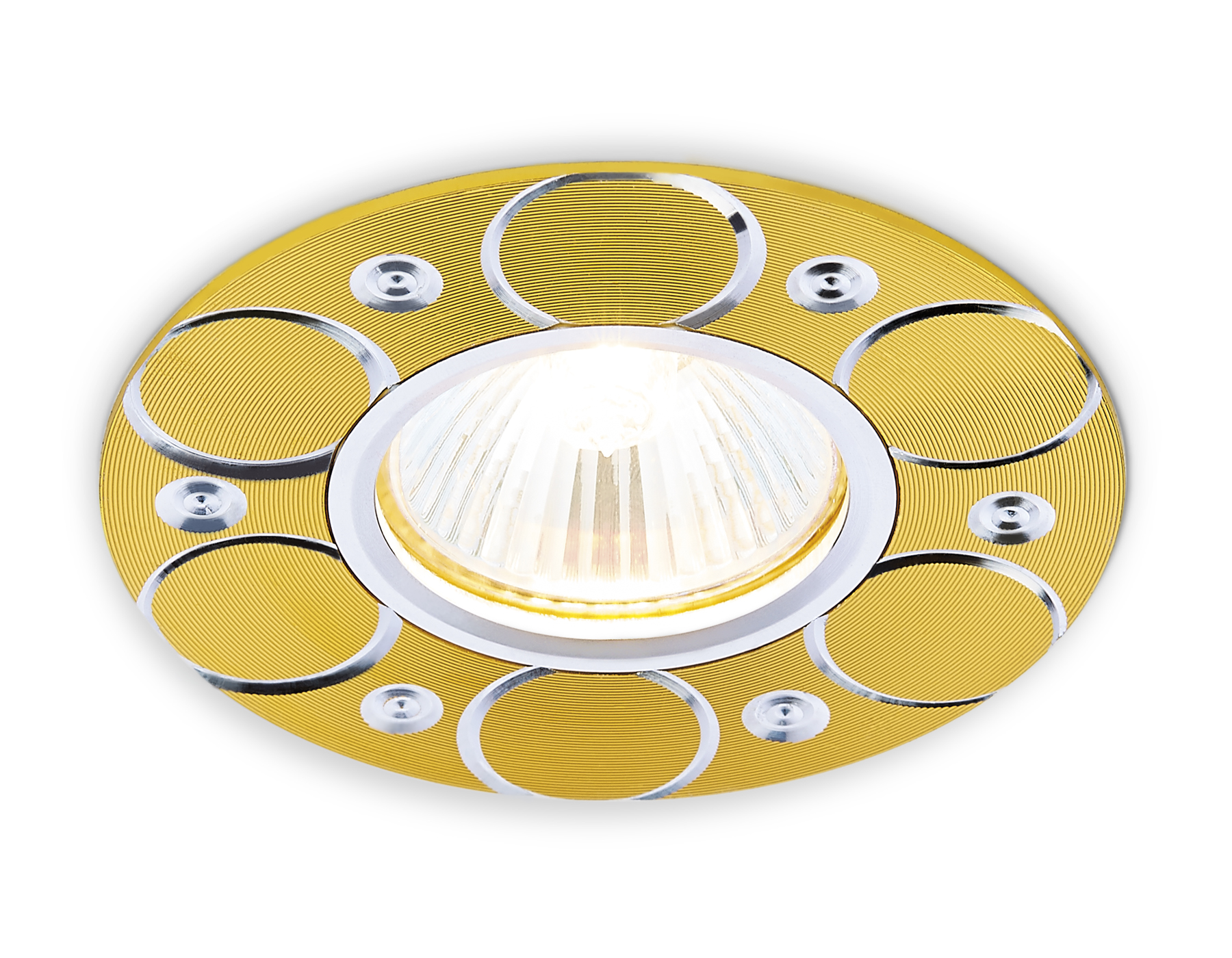 A808 AL/G алюминий/золото MR16