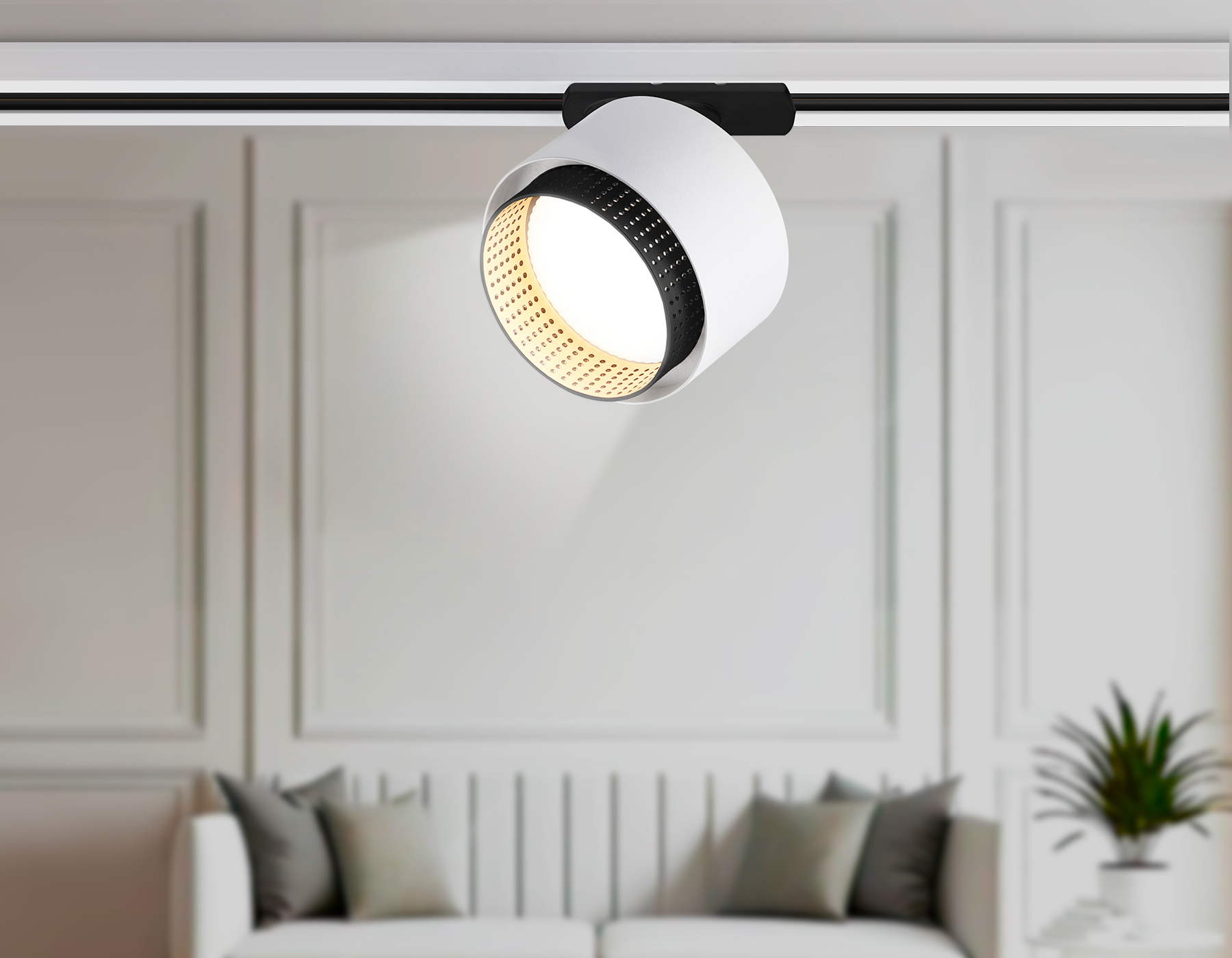 GL5379 WH/BK белый/черный GX53 max 12W D95*130