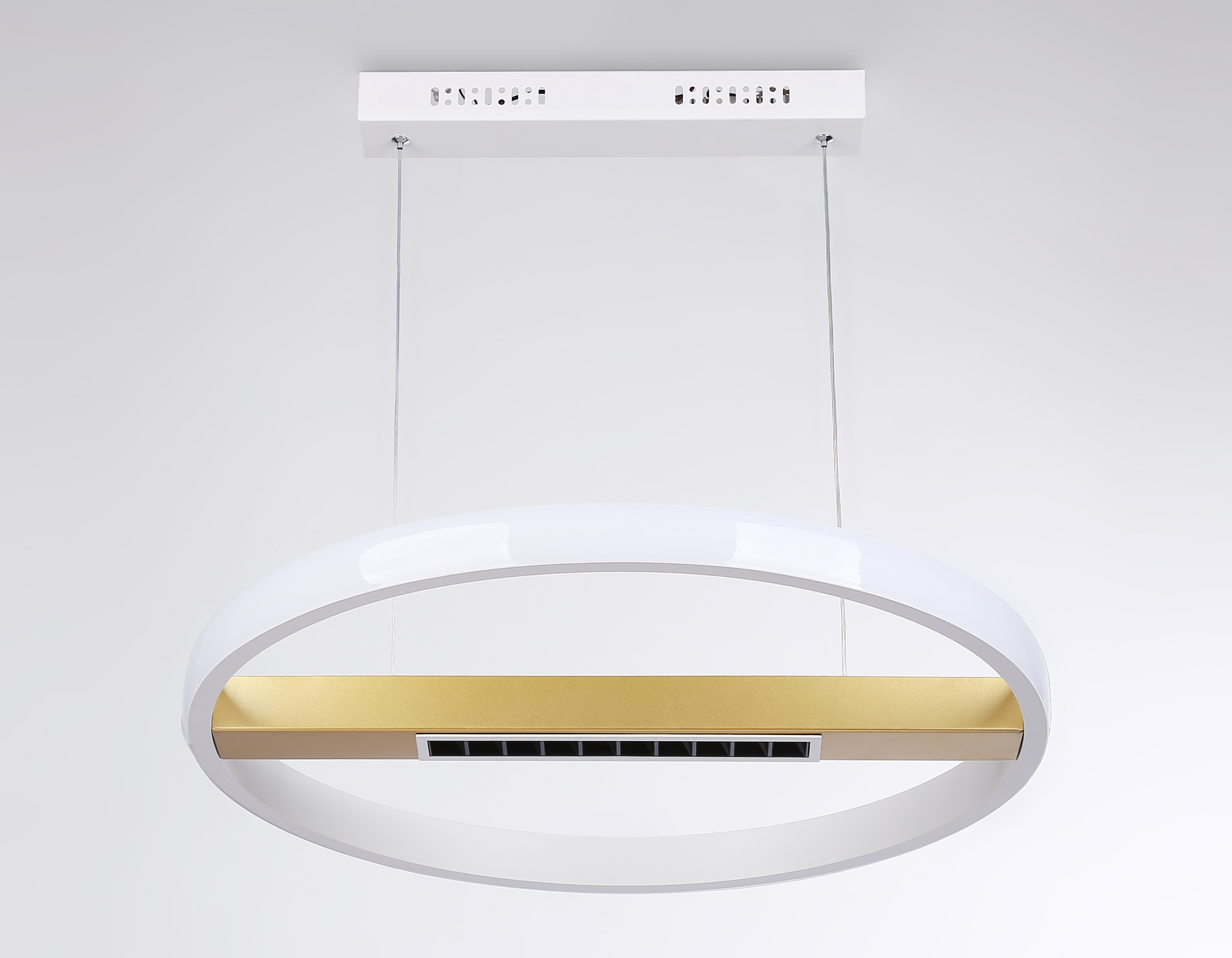 FL51488 WH/GD белый/золото 62W 3000K-6400K D600*1000 (ПДУ ИК)