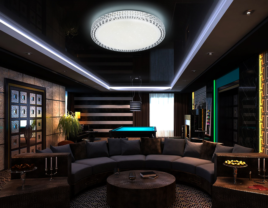 FF85 WH белый 48W D400*75 (ПДУ ИК)