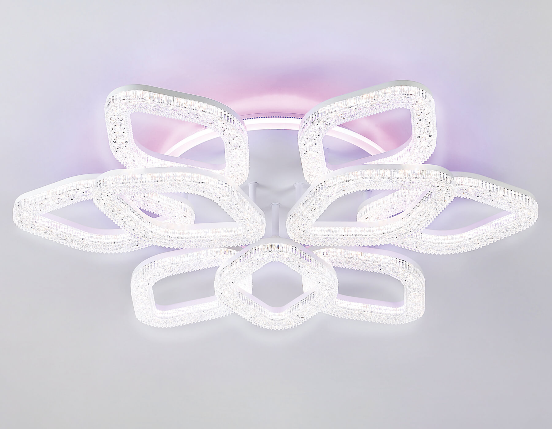 FA3929/6+3 WH белый 180W 3000K/4200K/6400K+RGB D680*110 (ПДУ РАДИО 2.4G)