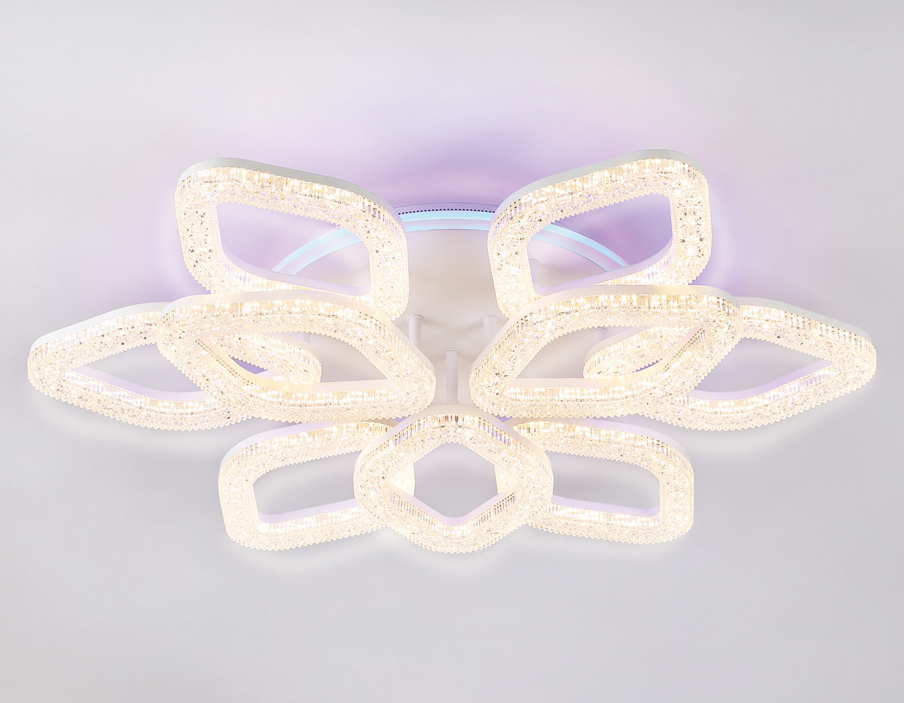 FA3929/6+3 WH белый 180W 3000K/4200K/6400K+RGB D680*110 (ПДУ РАДИО 2.4G)