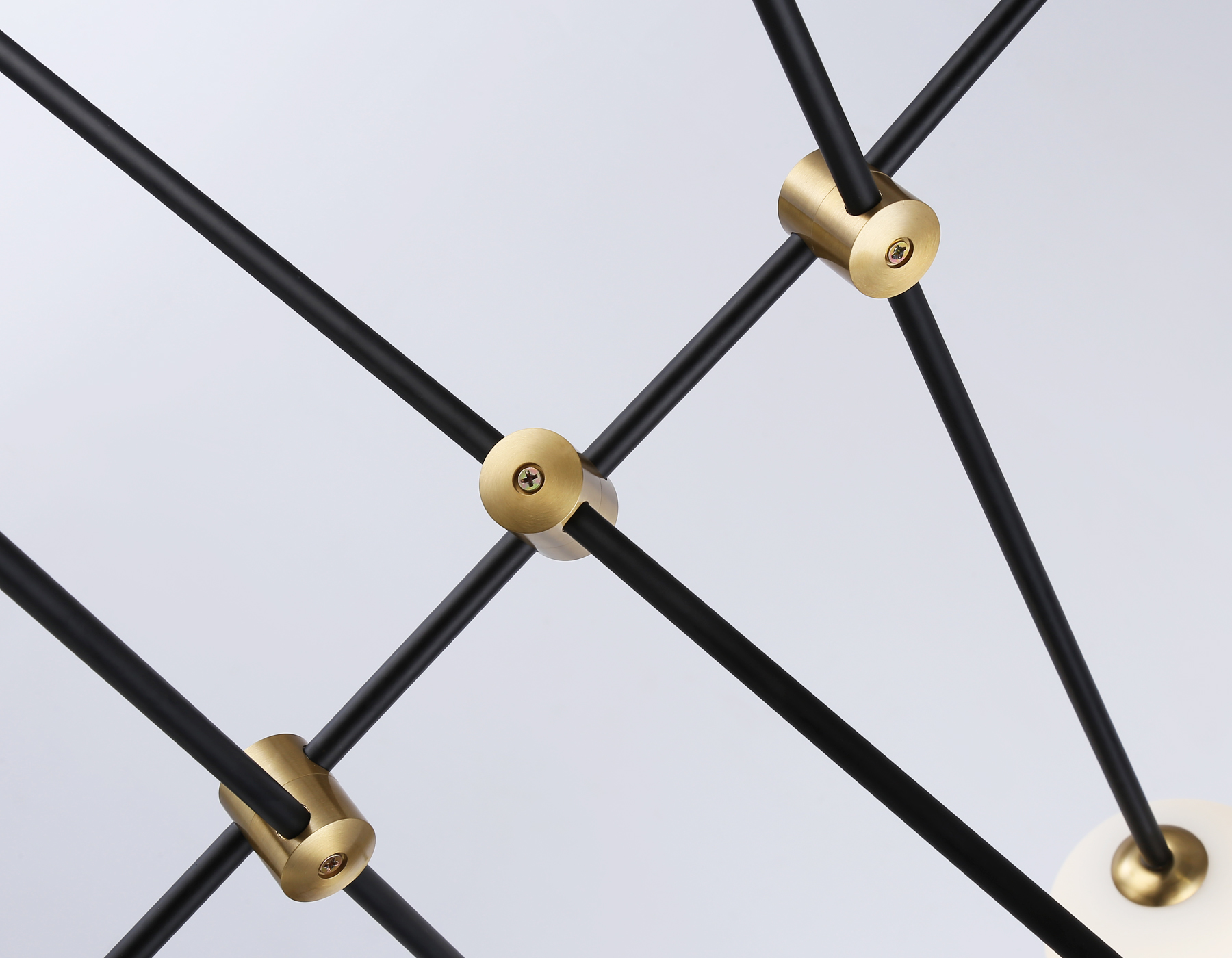 TR2515/6 BK/BS черный/латунь G9/6 max 10W D970*830