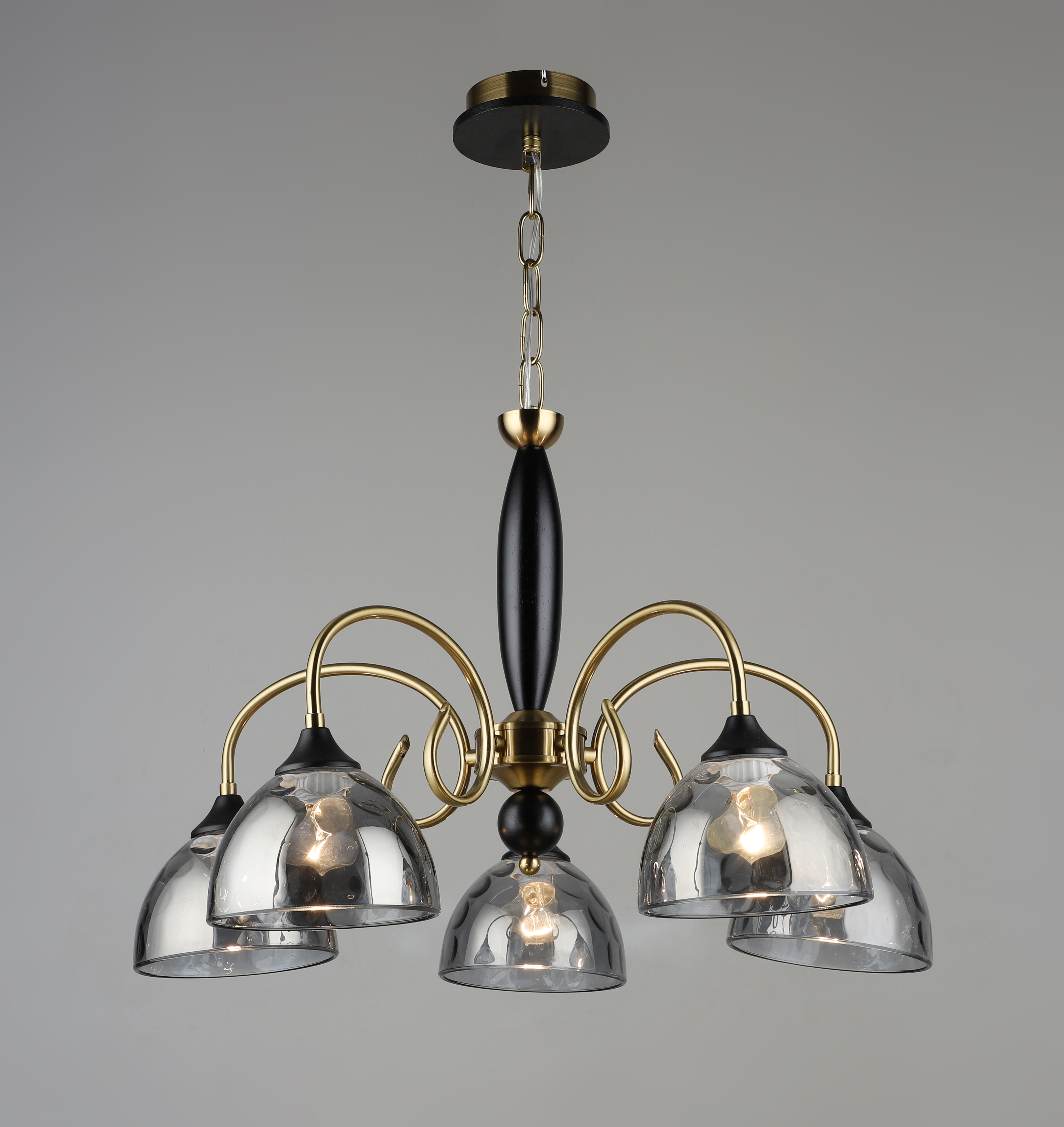 Подвесная люстра PL9056-5 CP+BK 000060422