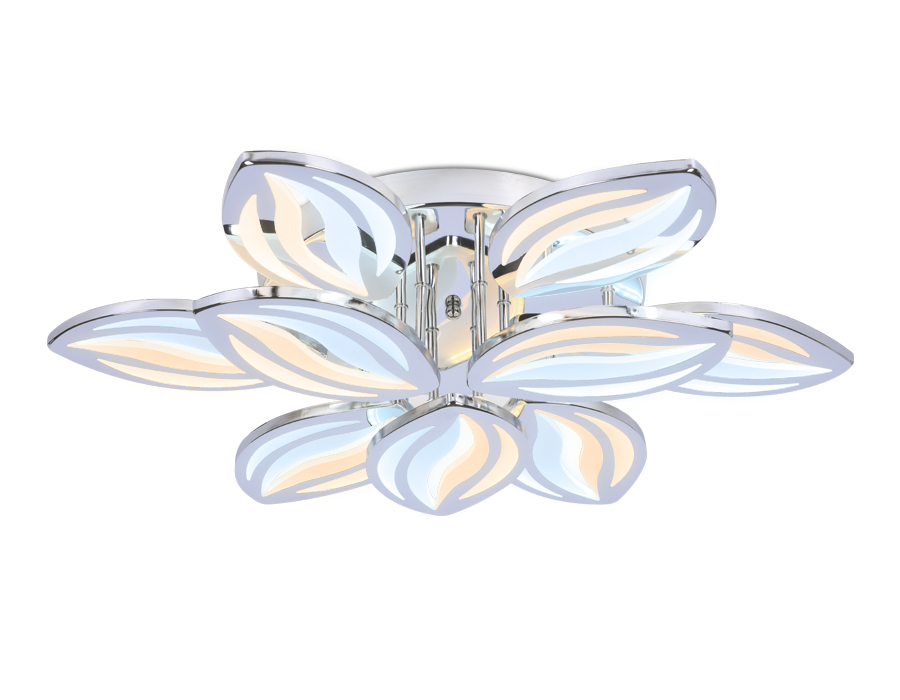 FA467/6+3 CH хром 135W 720*620*120 (ПДУ РАДИО 2.4)